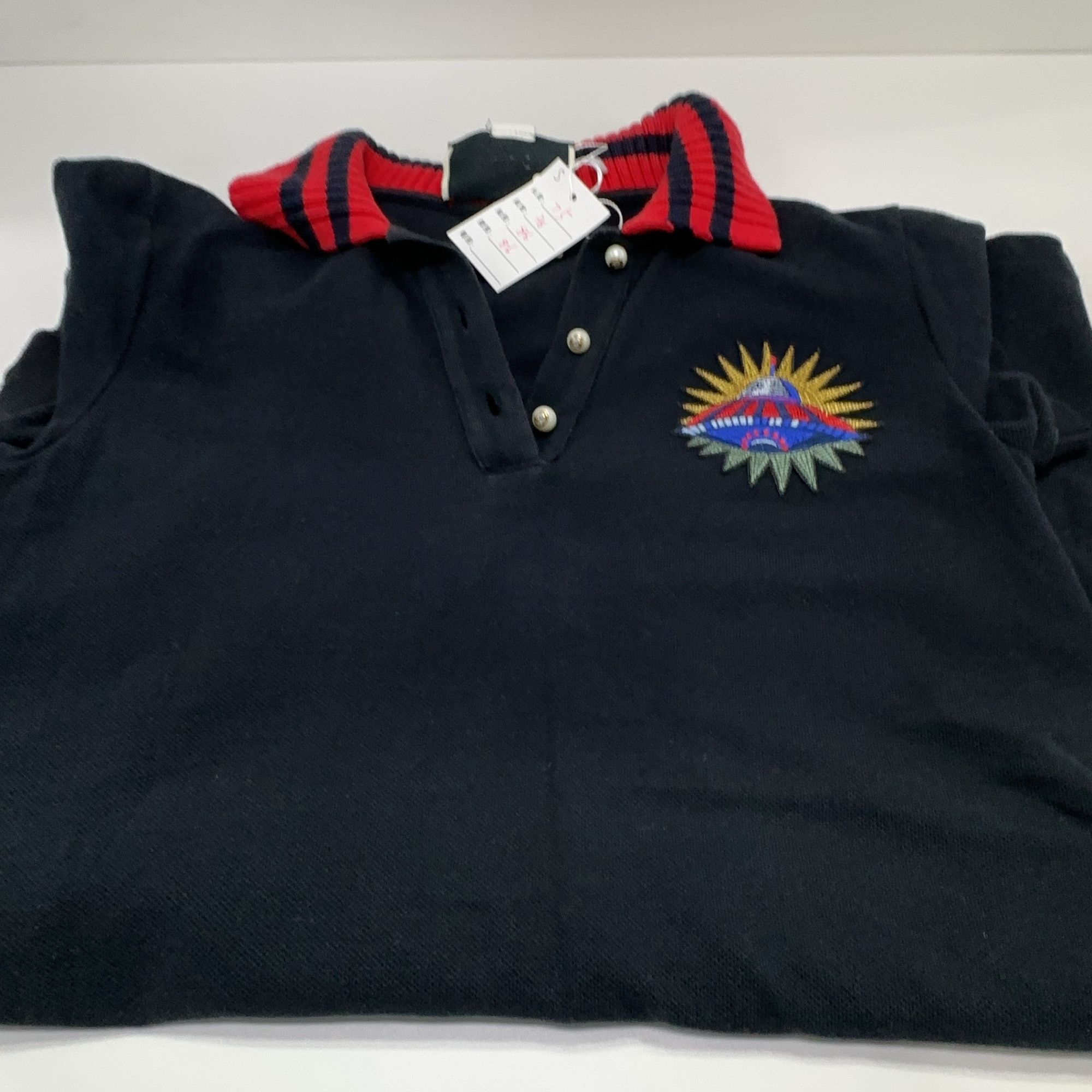 Gucci Gucci UFO Embroidery Polo Mini Dress Size S Size S / US 4 / IT 40 - 8 Thumbnail