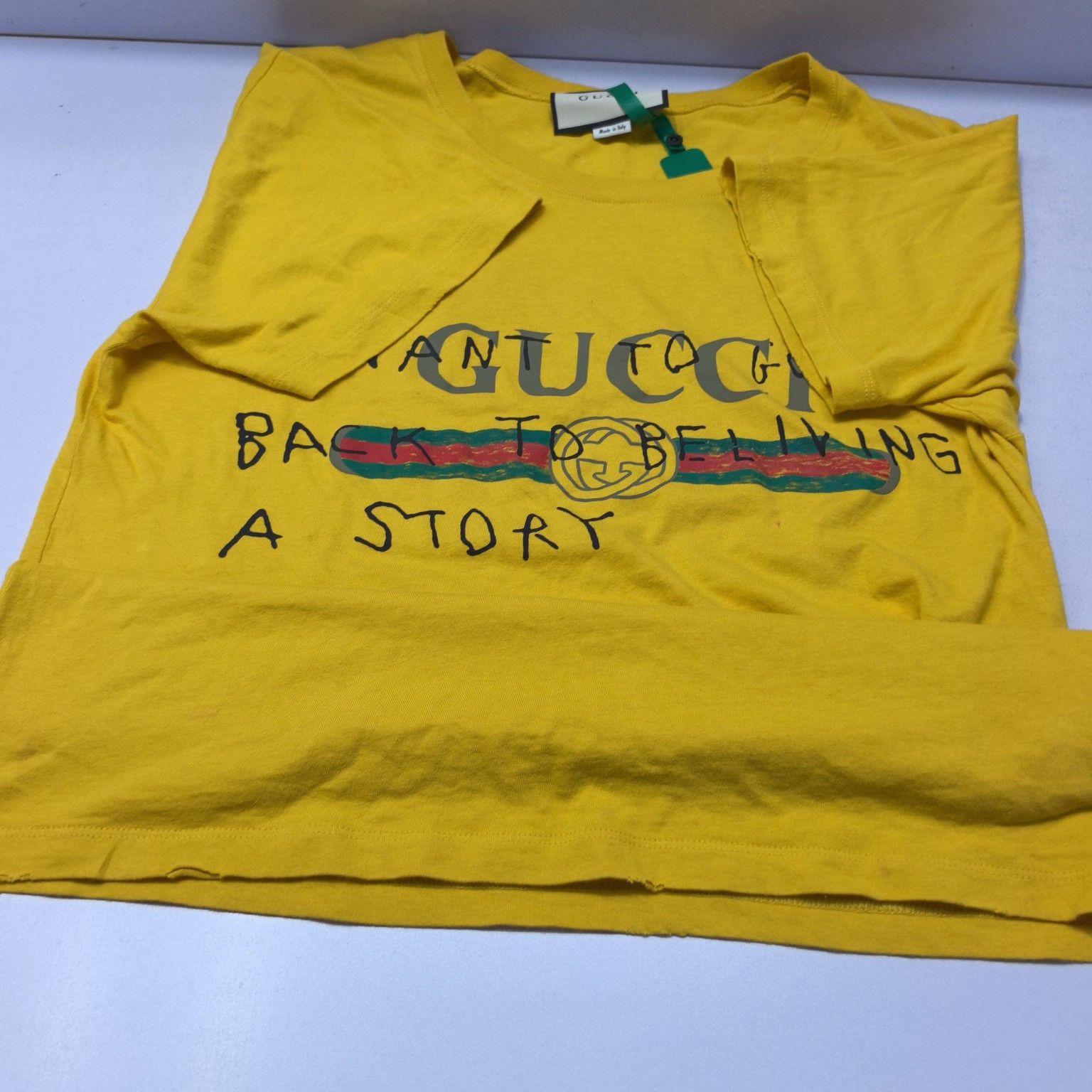Gucci Gucci I Want To Go Back T-Shirt Size S Size US S / EU 44-46 / 1 - 11 Thumbnail