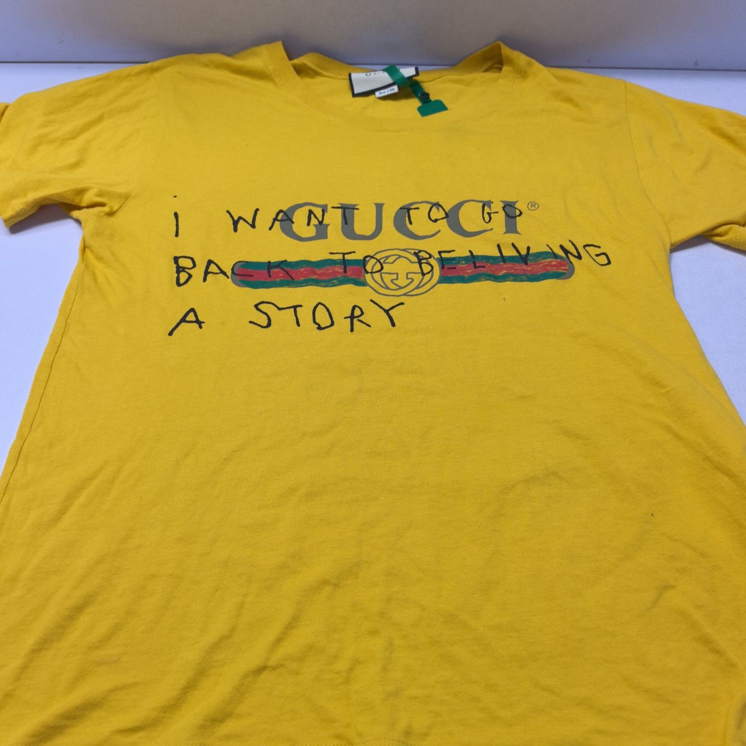 Gucci Gucci I Want To Go Back T-Shirt Size S Size US S / EU 44-46 / 1 - 10 Thumbnail