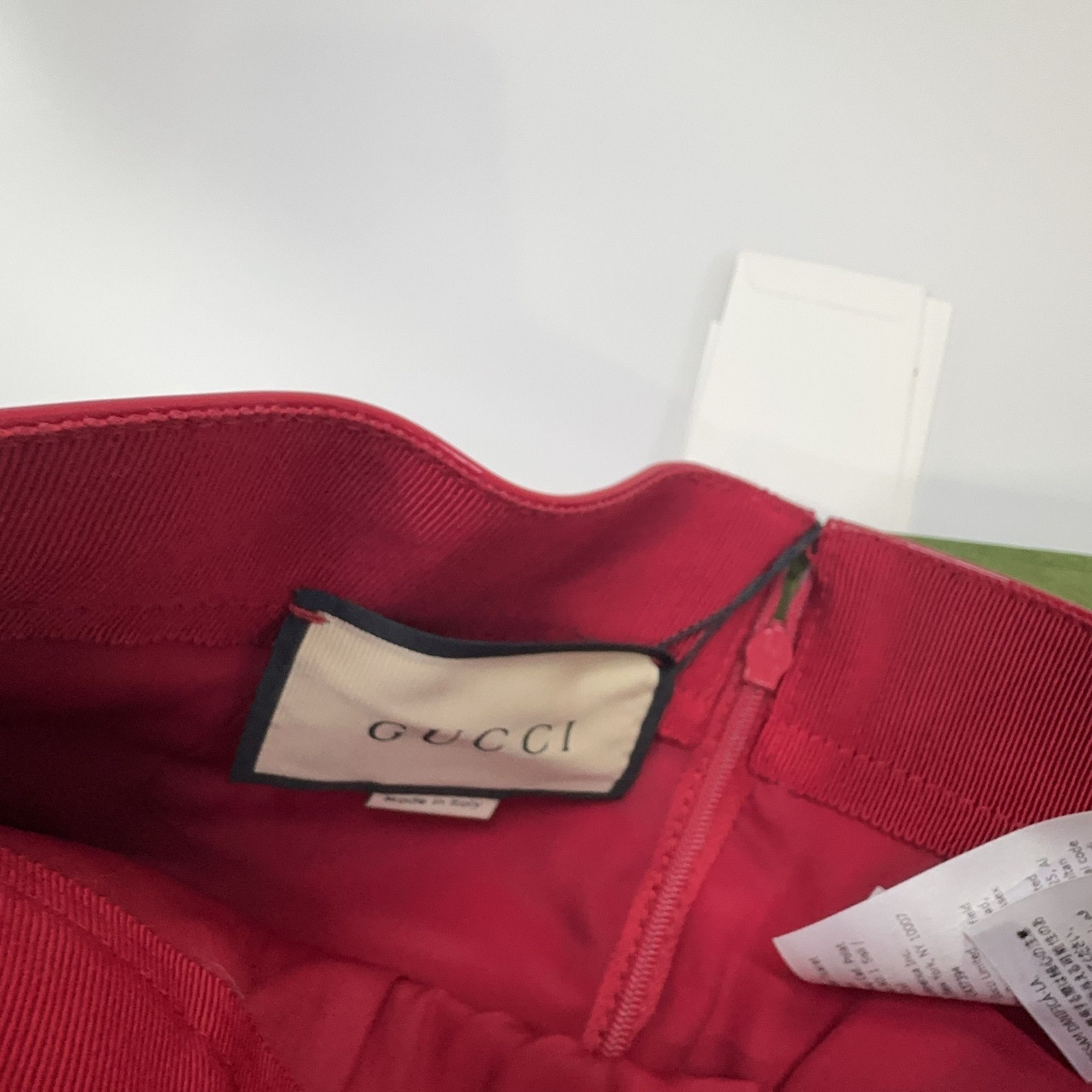 Gucci Gucci Red Patent Mini Skirt Size 38 Size 26" / US 2 / IT 38 - 4 Thumbnail