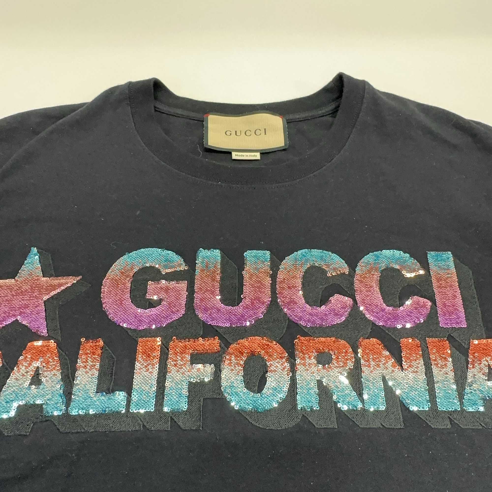 Gucci Gucci California Sequin T-Shirt XS Size XS / US 0-2 / IT 36-38 - 8 Thumbnail