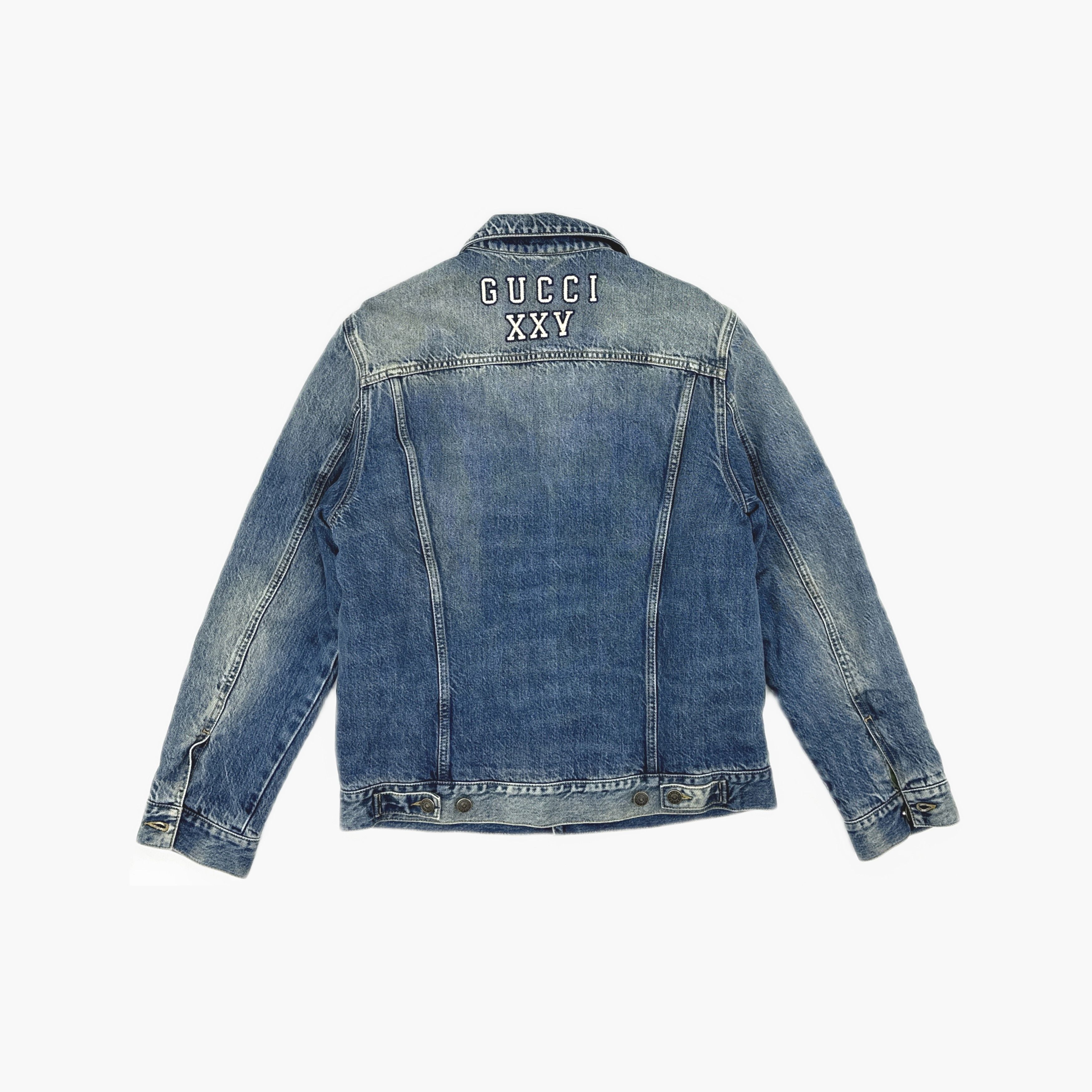Gucci Gucci NY Patch Floral Denim Jacket Size IT 44 Size M / US 6-8 / IT 42-44 - 2 Thumbnail