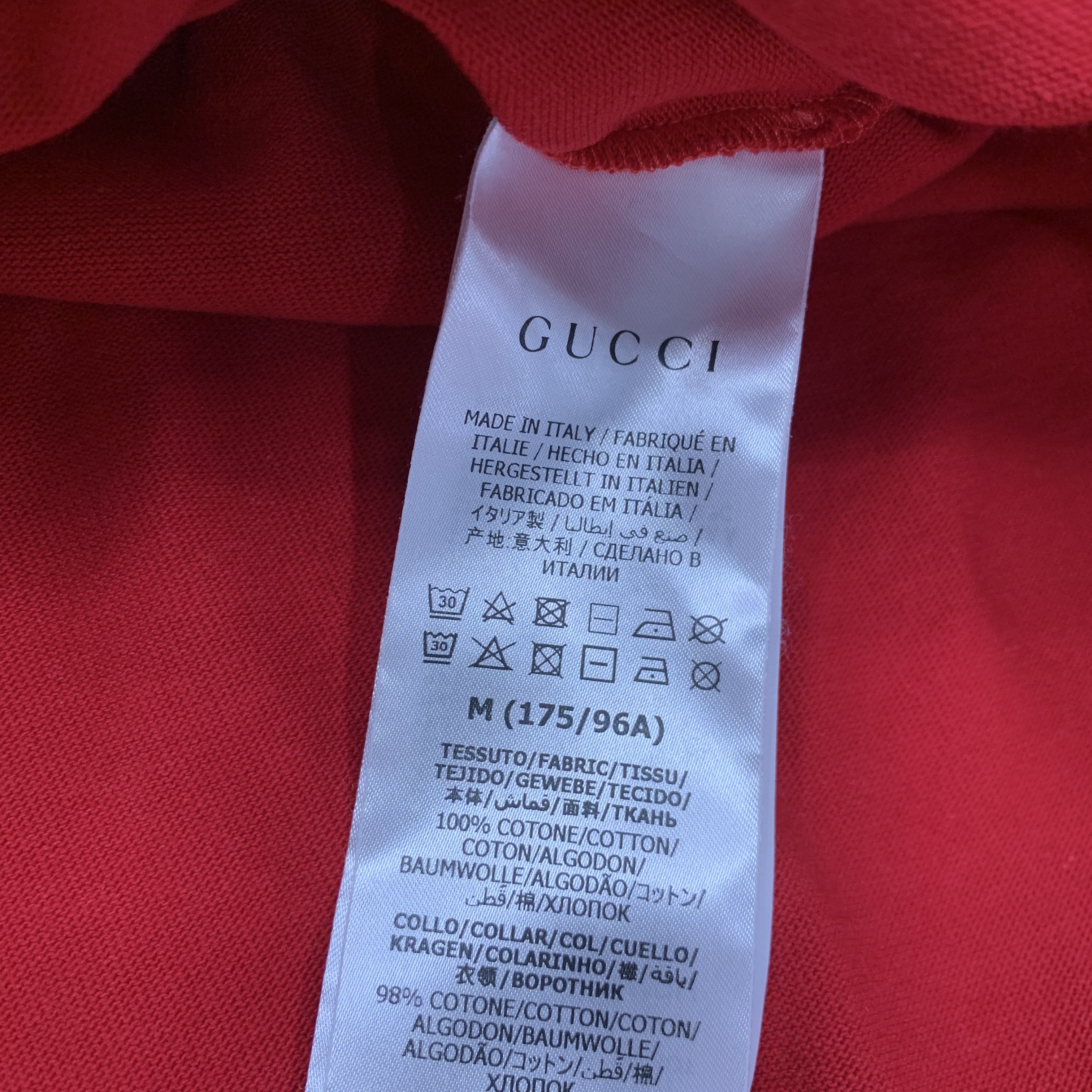 Gucci Gucci Logo Long Sleeve Polo Size M Size US M / EU 48-50 / 2 - 5 Thumbnail