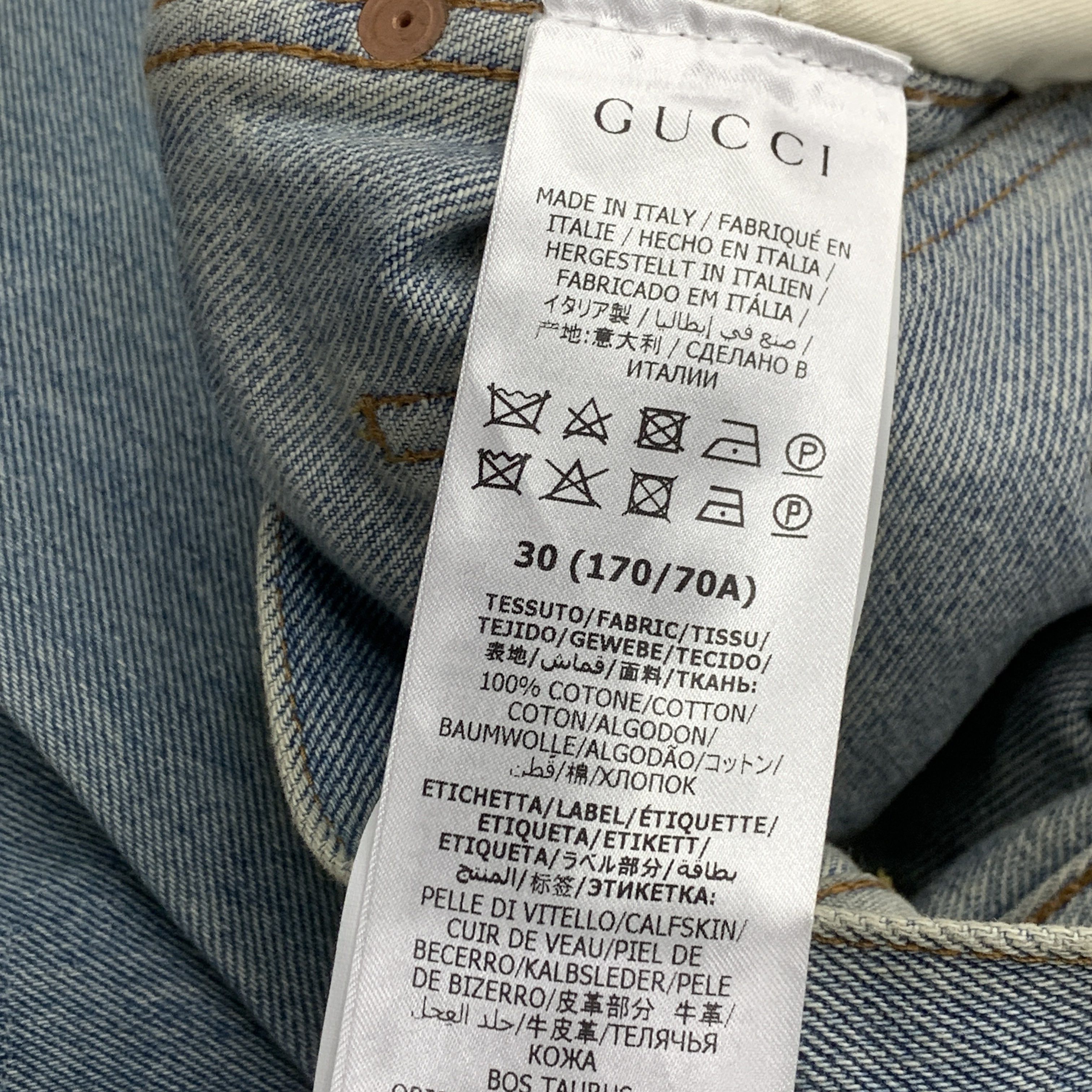 Gucci Gucci Logo Patch Denim Jeans US 30 Size US 30 / EU 46 - 5 Thumbnail