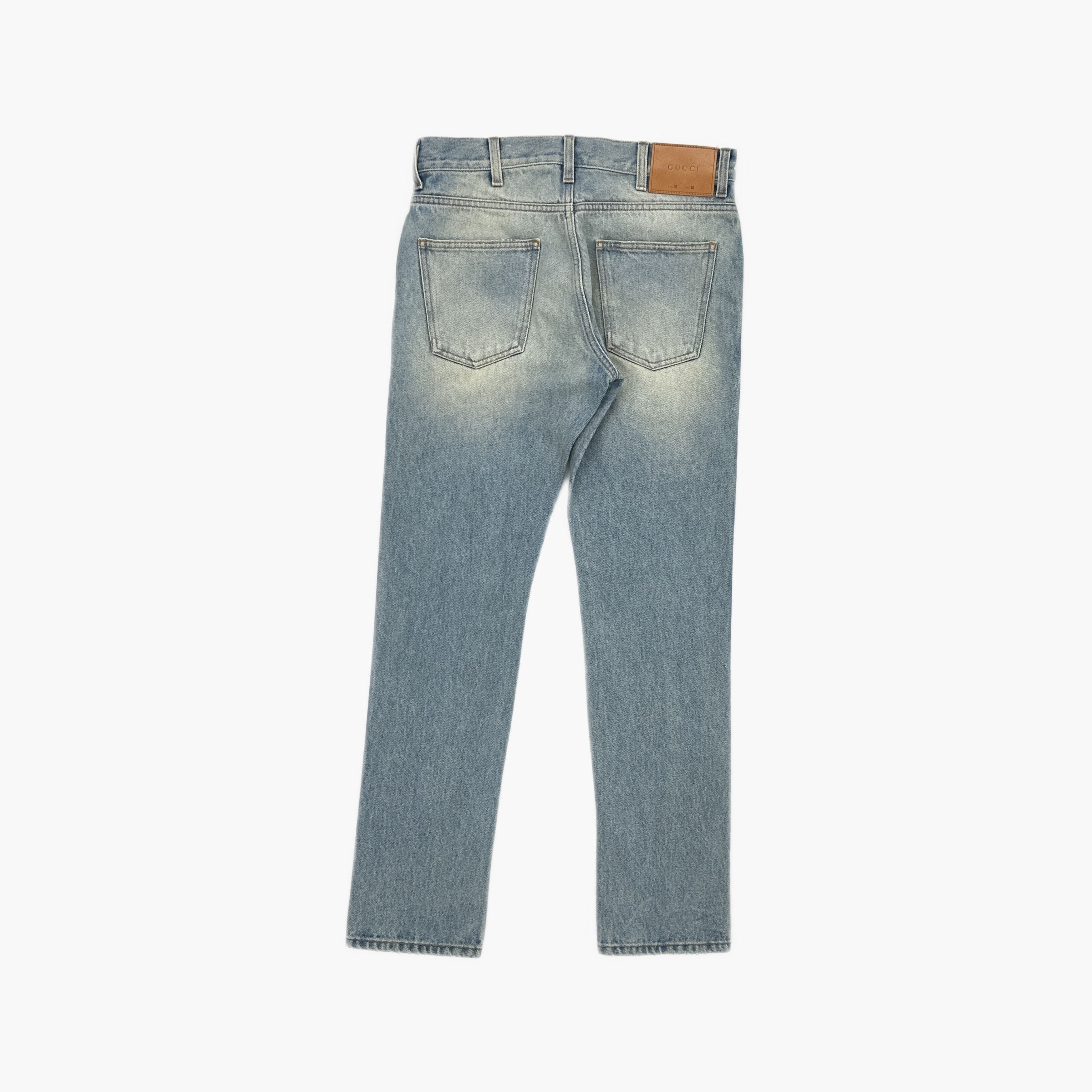Gucci Gucci Logo Patch Denim Jeans US 30 Size US 30 / EU 46 - 2 Thumbnail