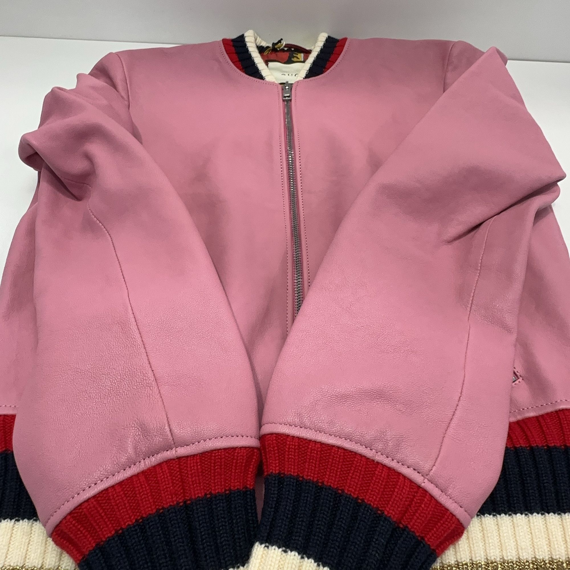 Gucci Gucci Blind For Love Leather Bomber Jacket Size 40 Size S / US 4 / IT 40 - 7 Thumbnail