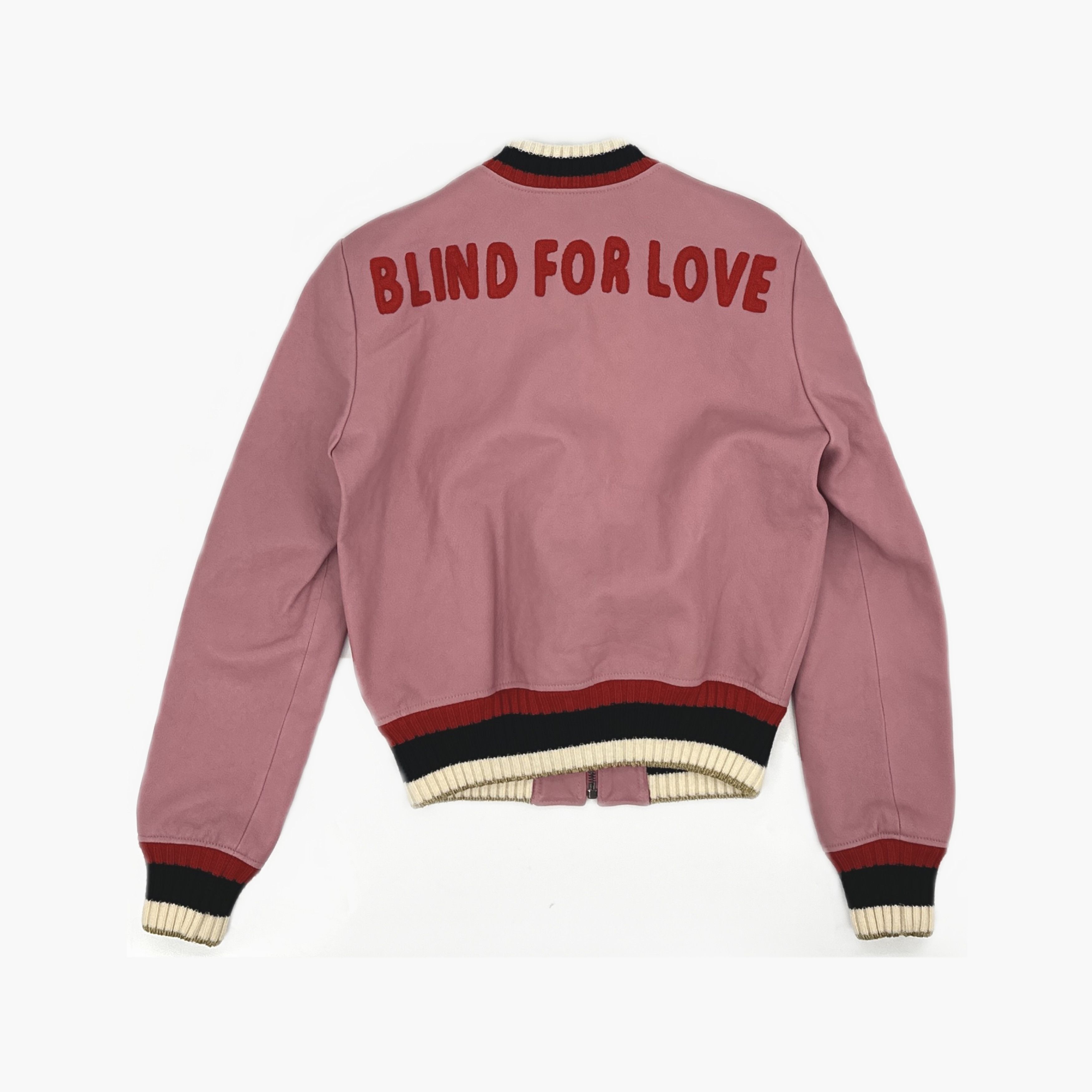 Gucci Gucci Blind For Love Leather Bomber Jacket Size 40 Size S / US 4 / IT 40 - 2 Thumbnail