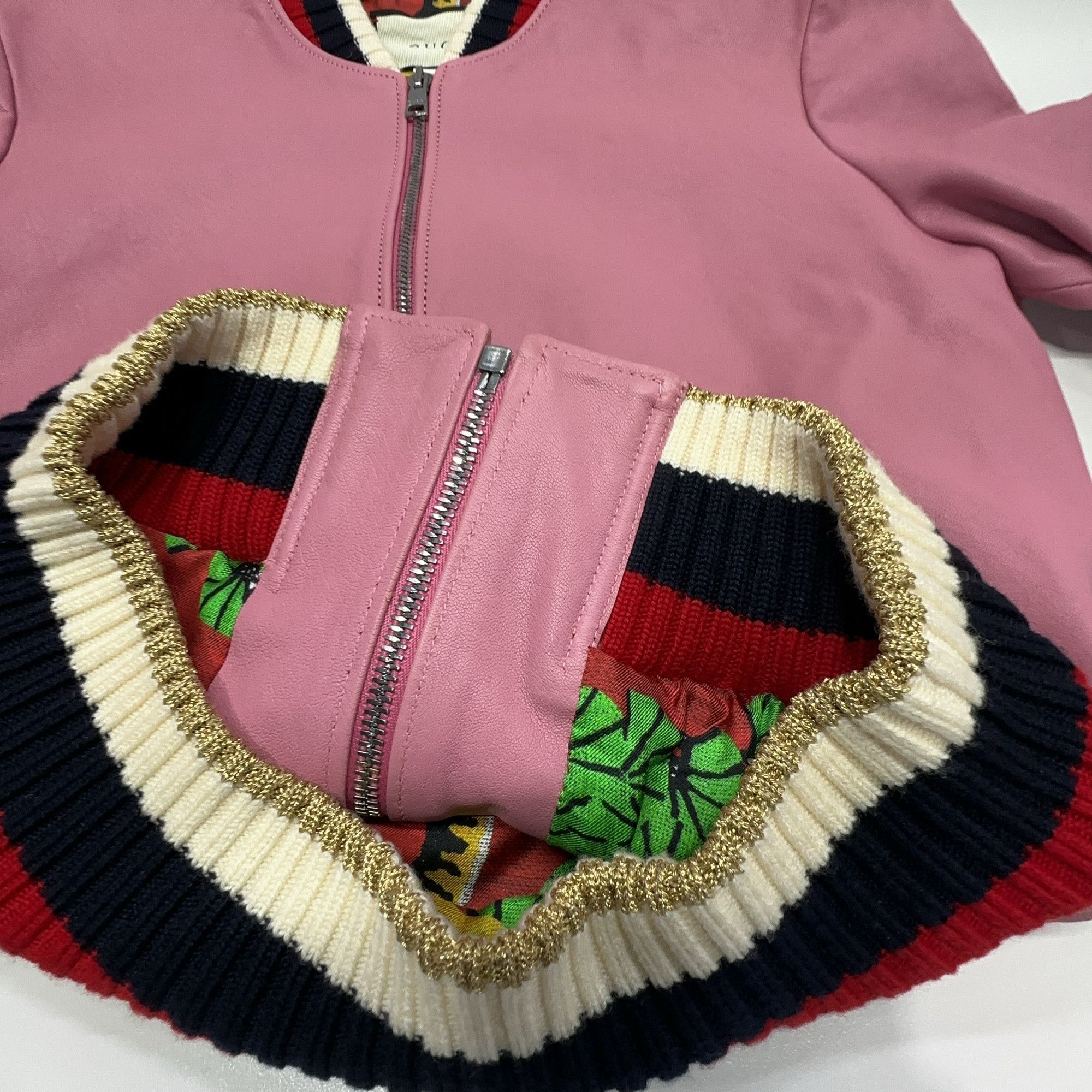 Gucci Gucci Blind For Love Leather Bomber Jacket Size 40 Size S / US 4 / IT 40 - 6 Thumbnail