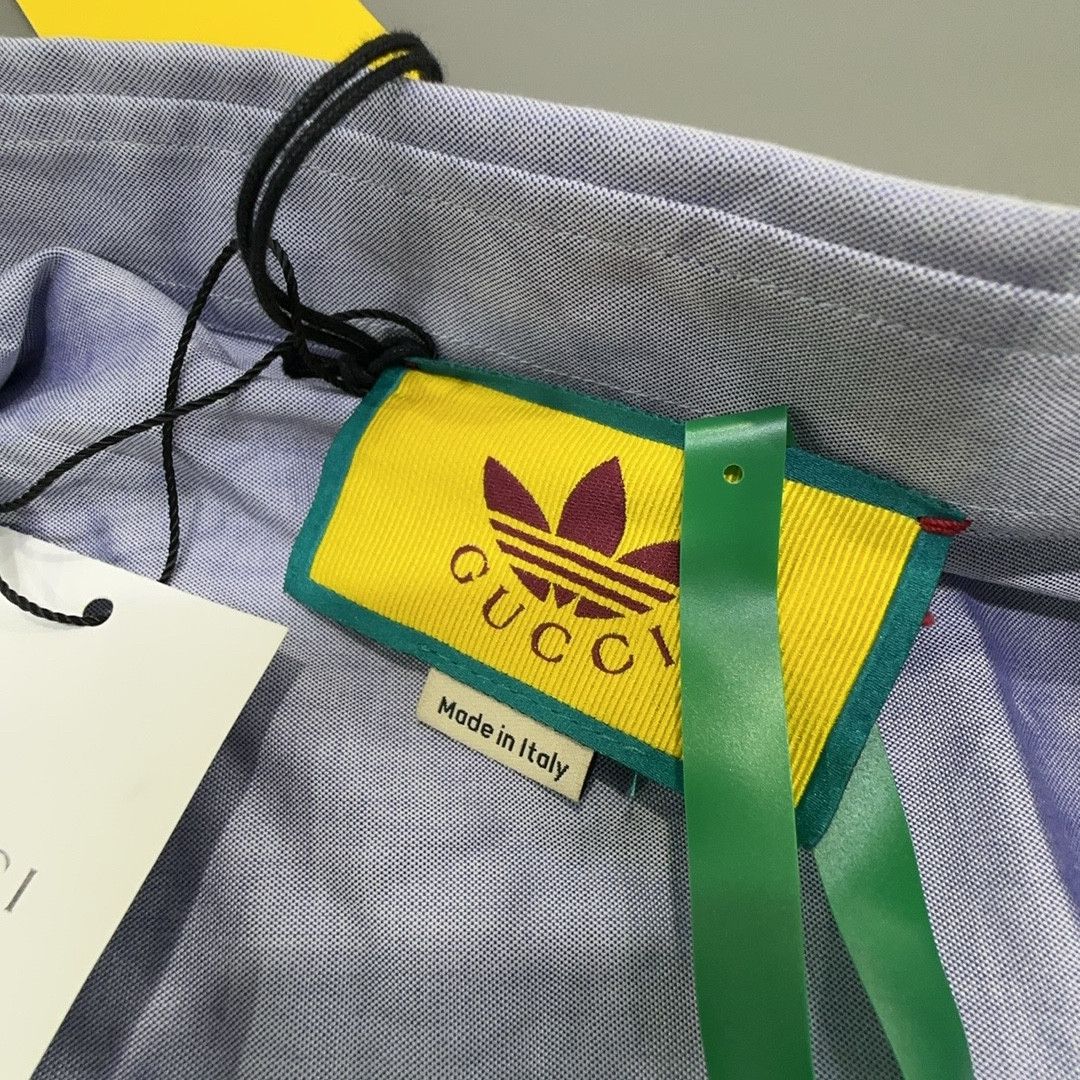 Adidas × Gucci Gucci x Adidas Embroidered Logo Shirt Size S Size US S / EU 44-46 / 1 - 3 Thumbnail