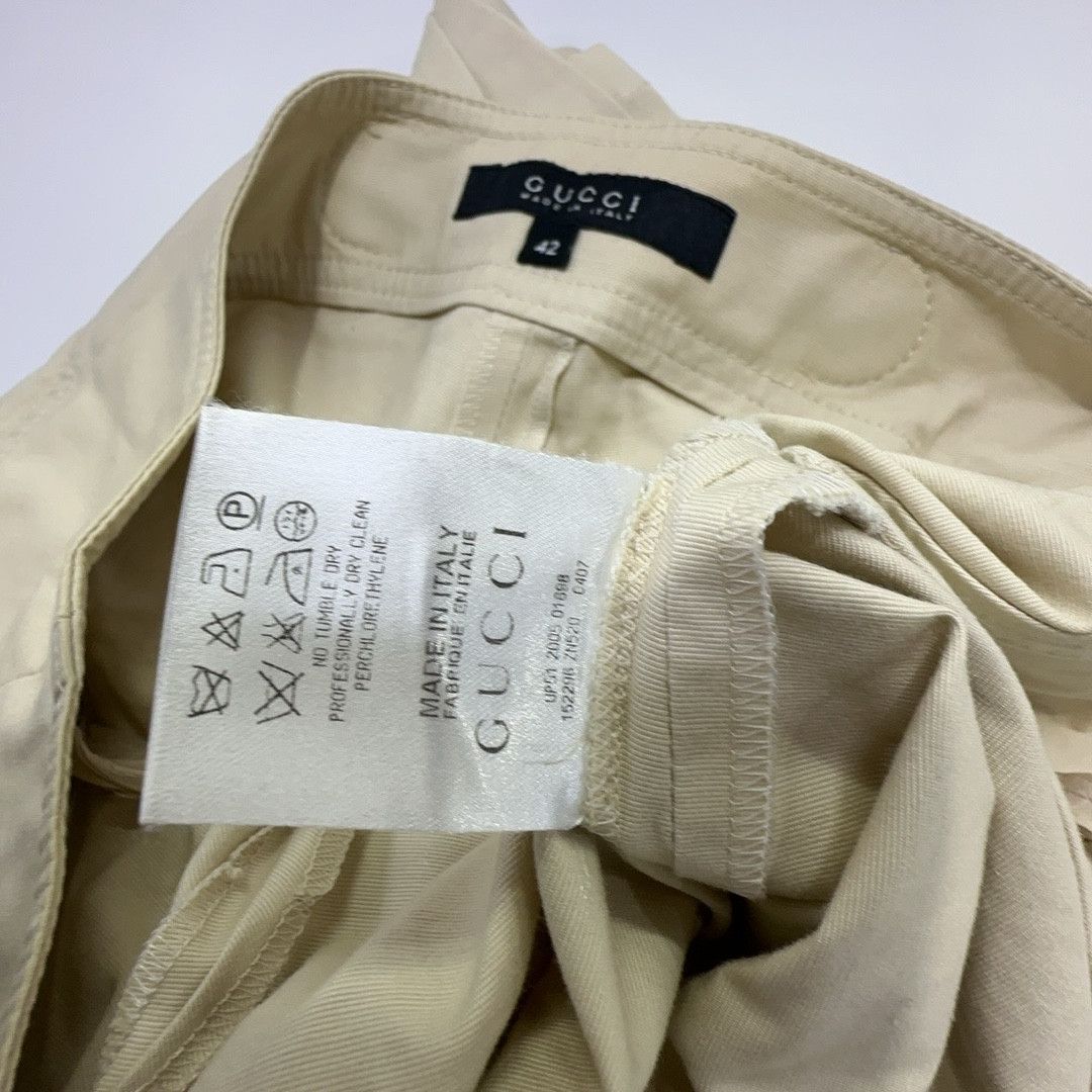 Gucci Gucci Beige Casual Pants Size 42 Size US 26 / EU 42 - 3 Thumbnail