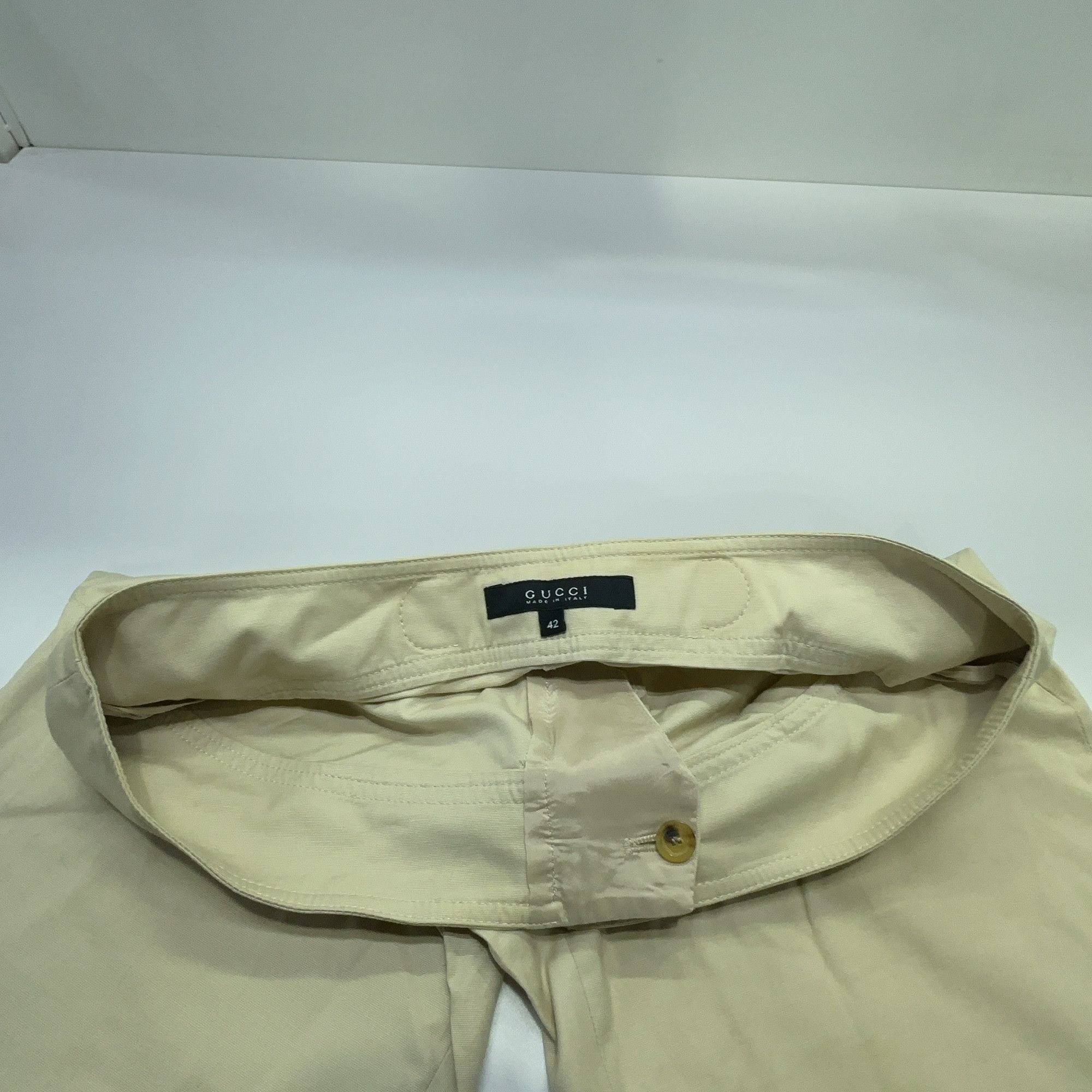 Gucci Gucci Beige Casual Pants Size 42 Size US 26 / EU 42 - 6 Thumbnail