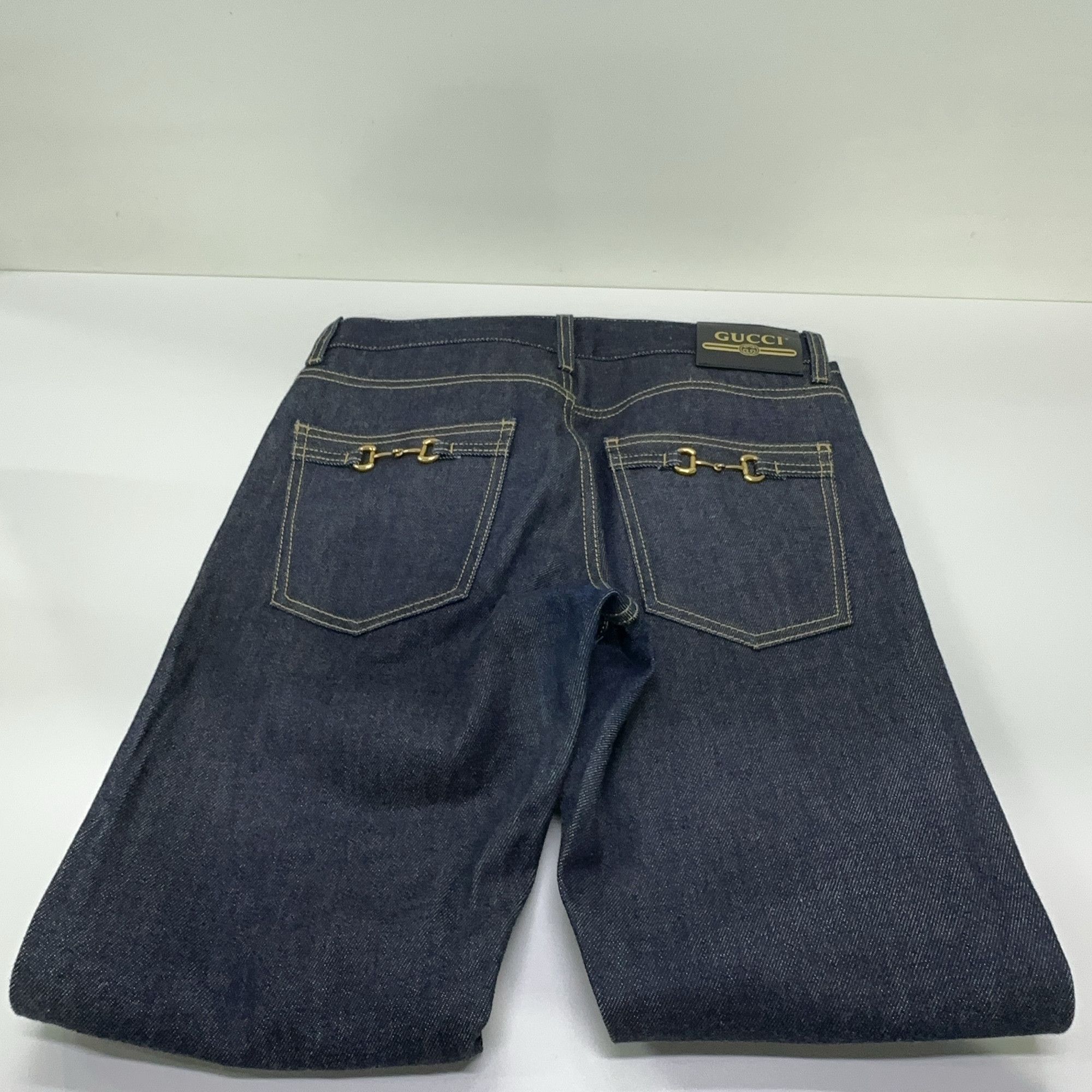Gucci Gucci Horsebit Detail Denim Jeans Size 30 Size US 30 / EU 46 - 10 Thumbnail