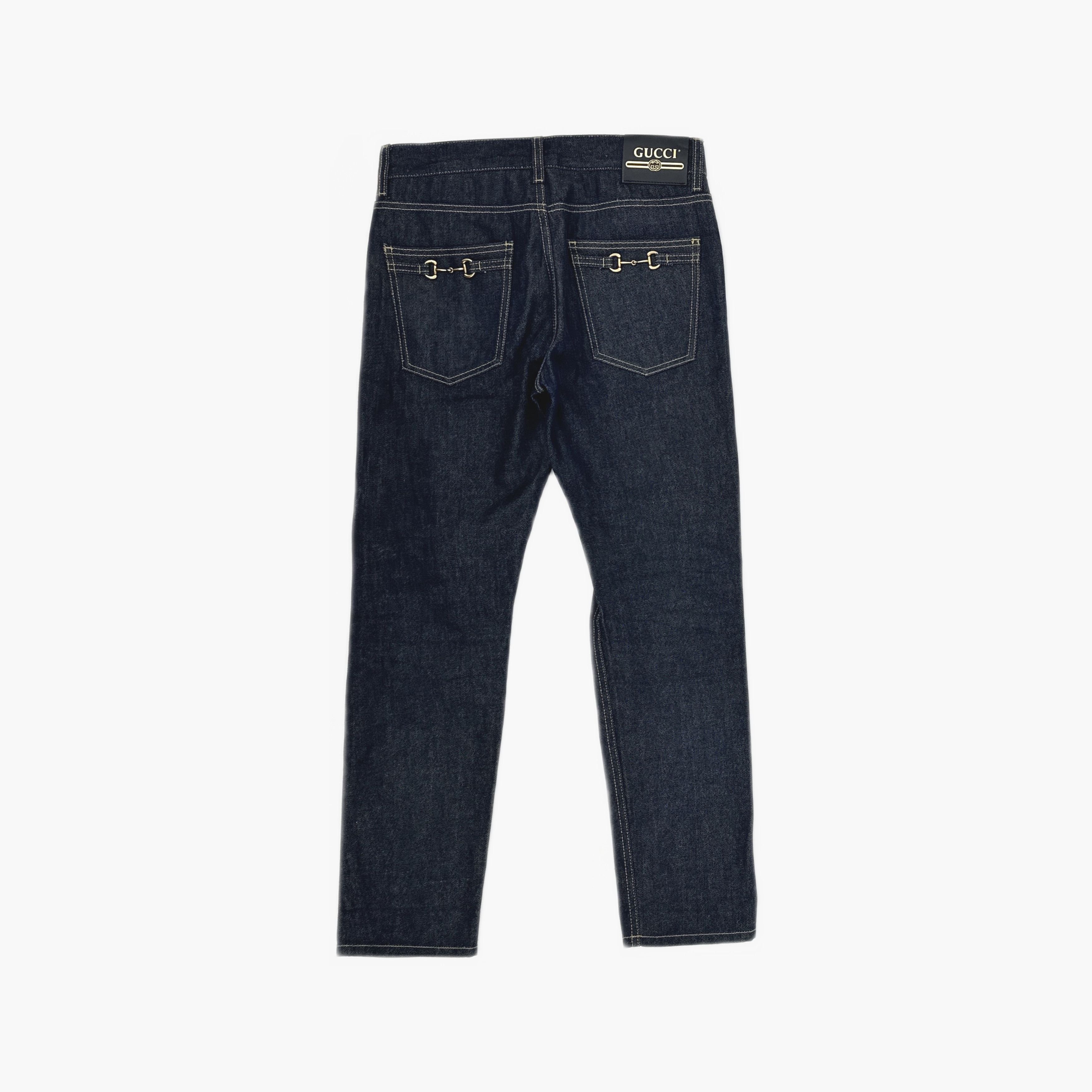 Gucci Gucci Horsebit Detail Denim Jeans Size 30 Size US 30 / EU 46 - 2 Thumbnail