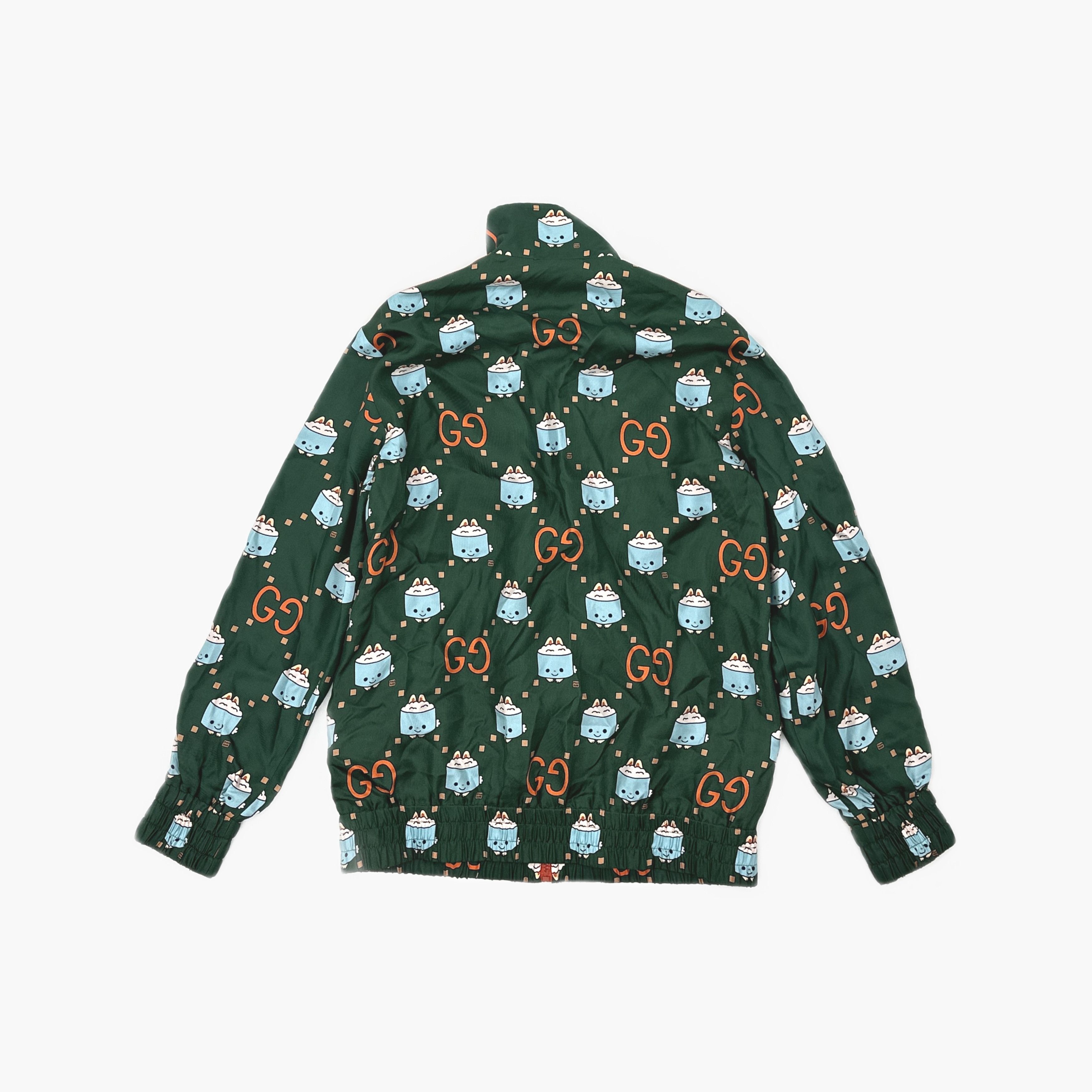 Gucci Gucci Green Patterned Jacket Size S Size S / US 4 / IT 40 - 2 Thumbnail