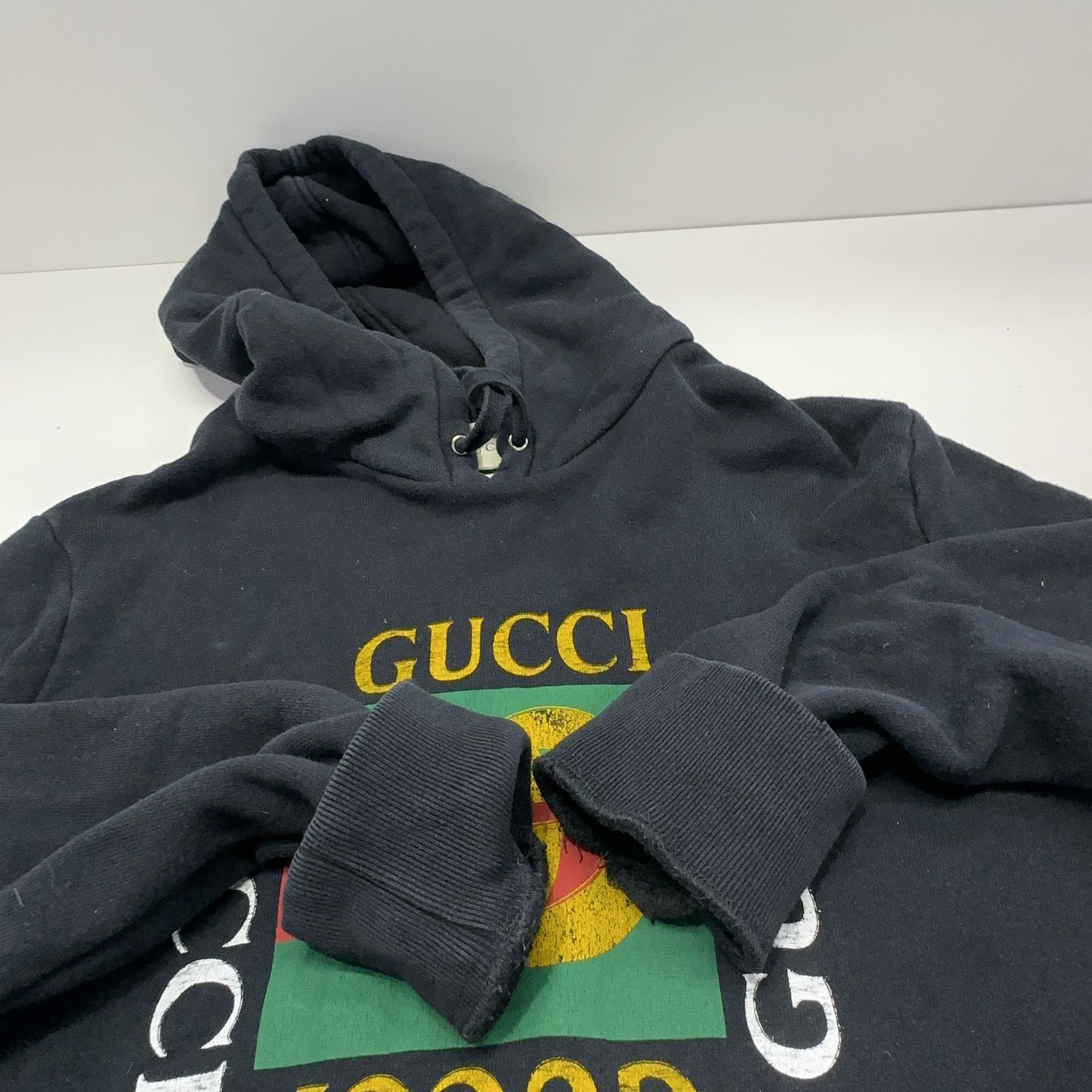 Gucci Gucci Logo Print Hoodie Size M Size US M / EU 48-50 / 2 - 15 Thumbnail