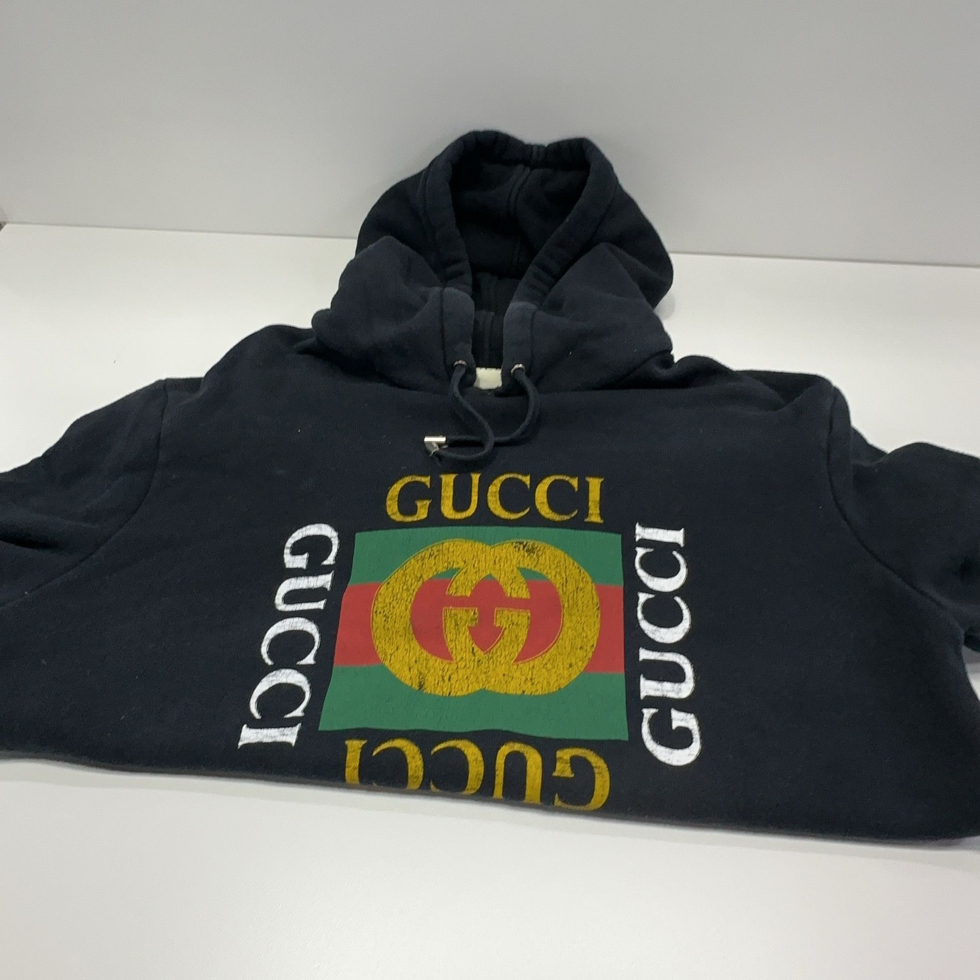 Gucci Gucci Logo Print Hoodie Size M Size US M / EU 48-50 / 2 - 10 Thumbnail