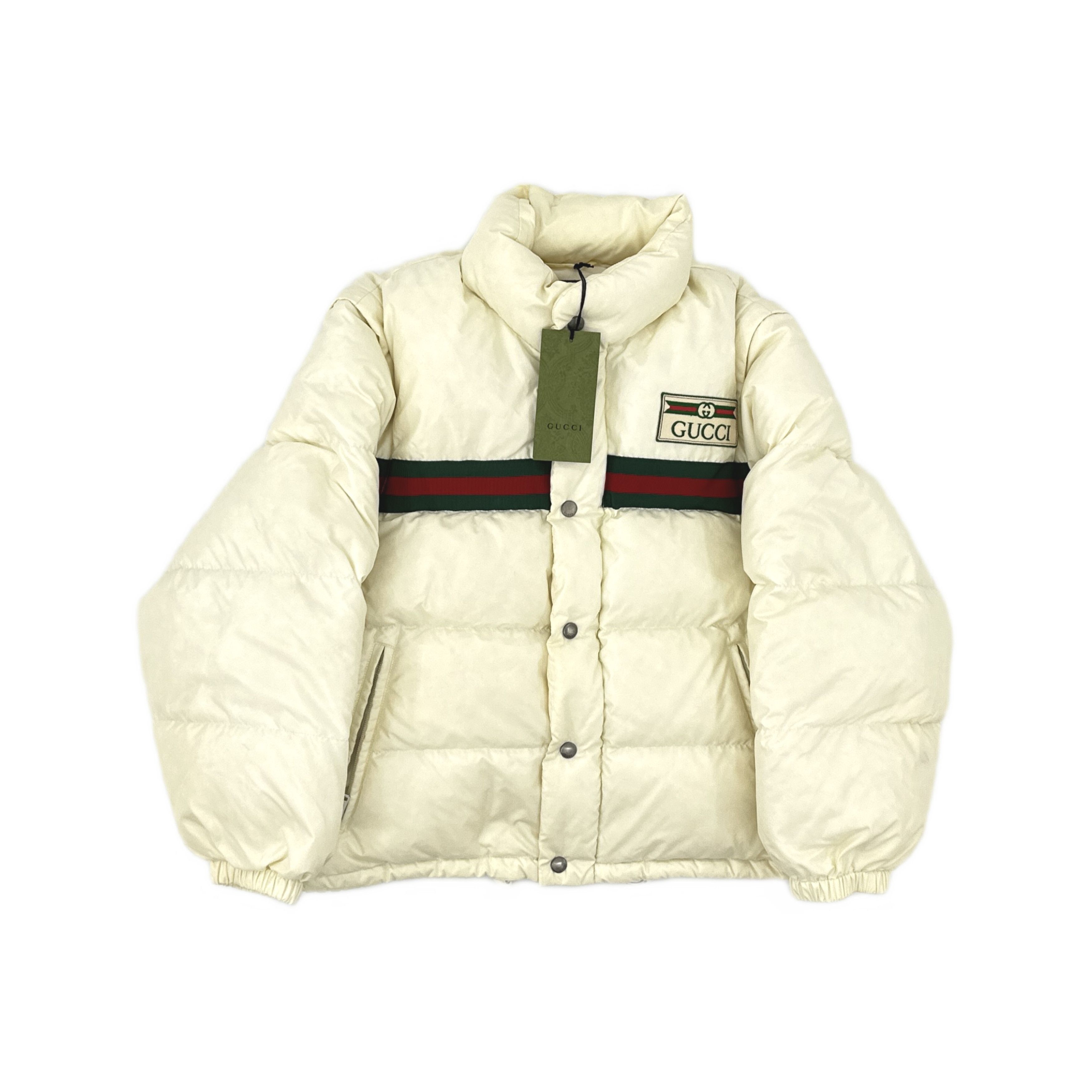Gucci Gucci Logo Patch Web Puffer Jacket Size 36 Size XS / US 0-2 / IT 36-38 - 7 Thumbnail