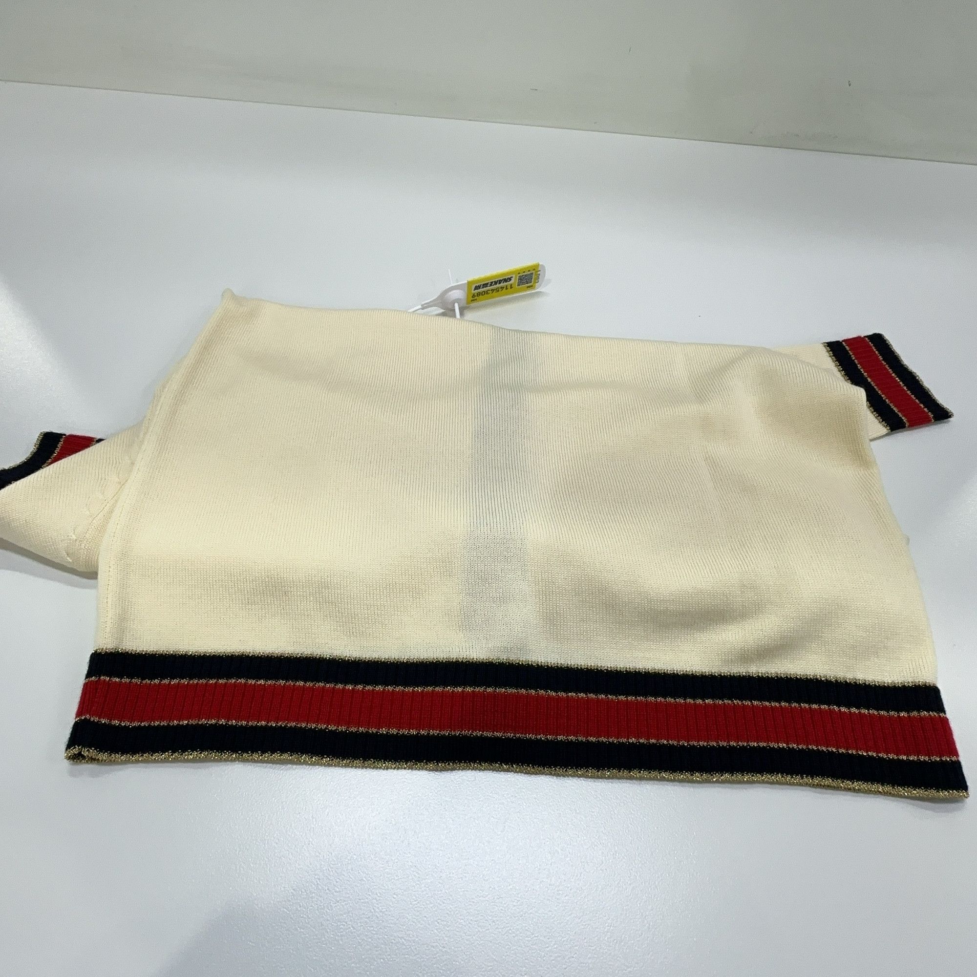 Gucci Gucci Striped Trim Cardigan White Size XS Size XS / US 0-2 / IT 36-38 - 6 Thumbnail
