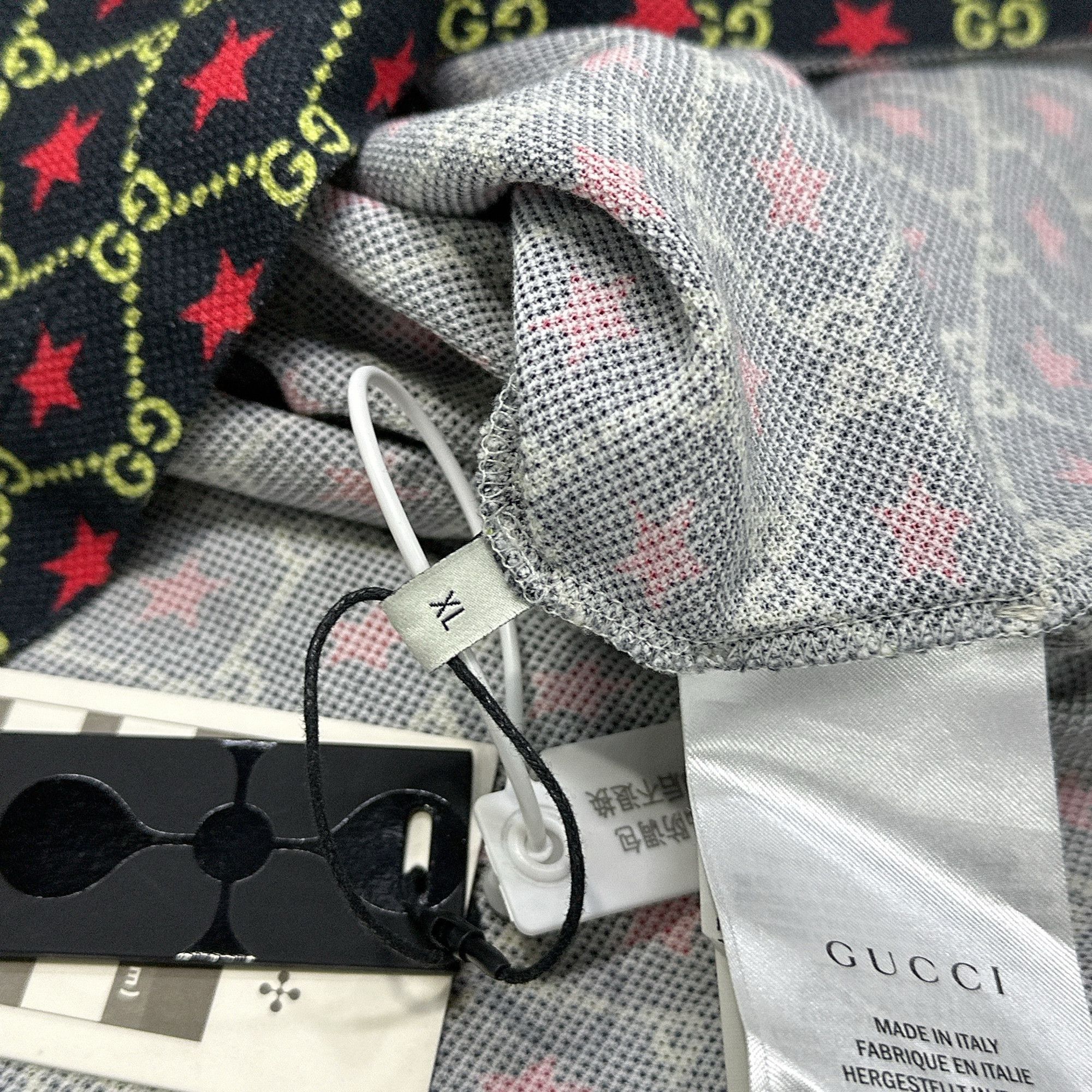 Gucci Gucci GG Star Polo Shirt Size XL Size US XL / EU 56 / 4 - 5 Thumbnail