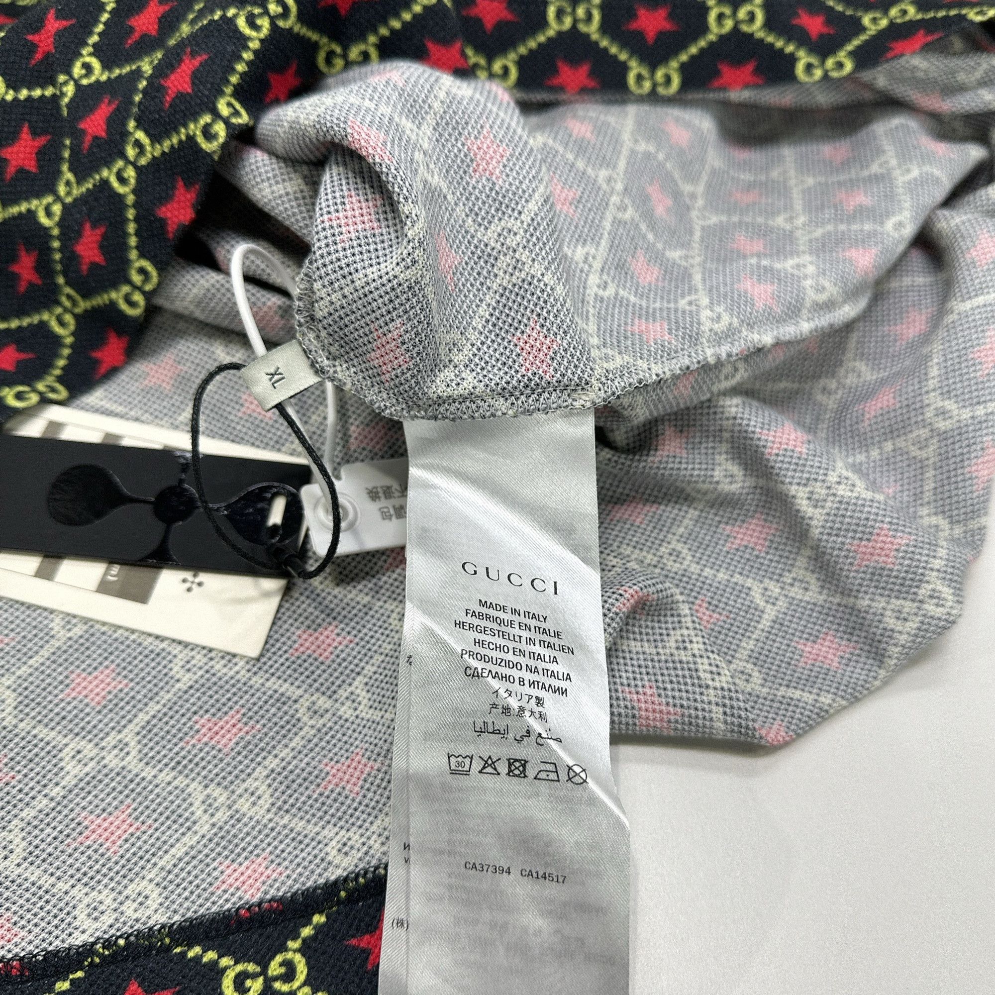 Gucci Gucci GG Star Polo Shirt Size XL Size US XL / EU 56 / 4 - 4 Thumbnail