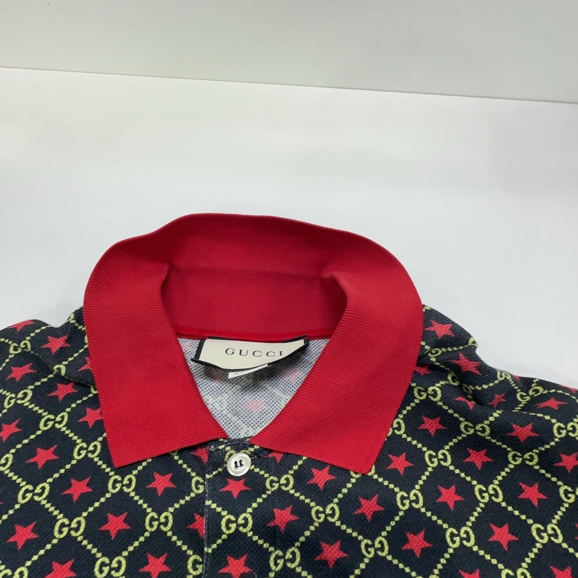 Gucci Gucci GG Star Polo Shirt Size XL Size US XL / EU 56 / 4 - 7 Thumbnail