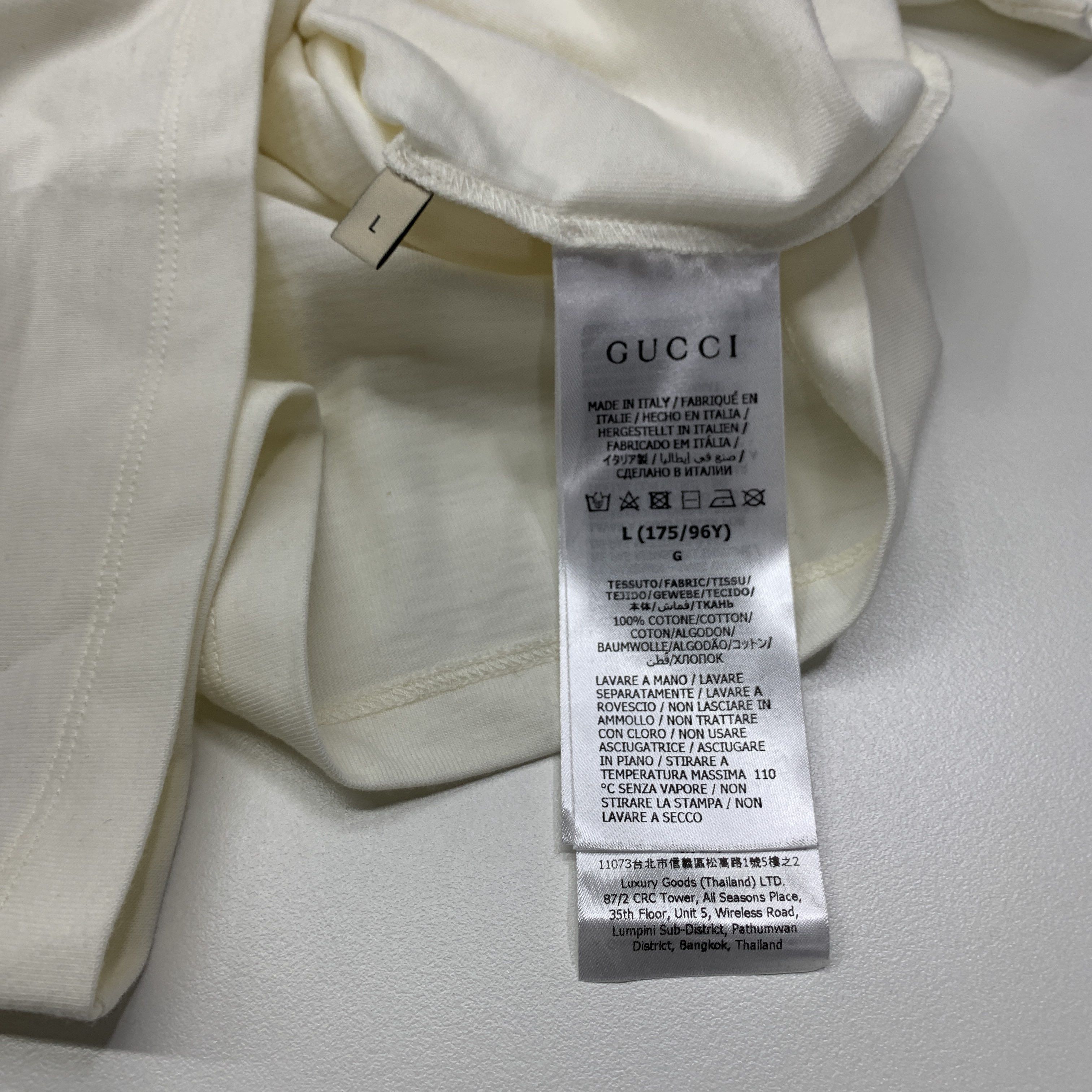 Gucci Gucci Lipstick Logo T-Shirt Size L Size US L / EU 52-54 / 3 - 4 Thumbnail