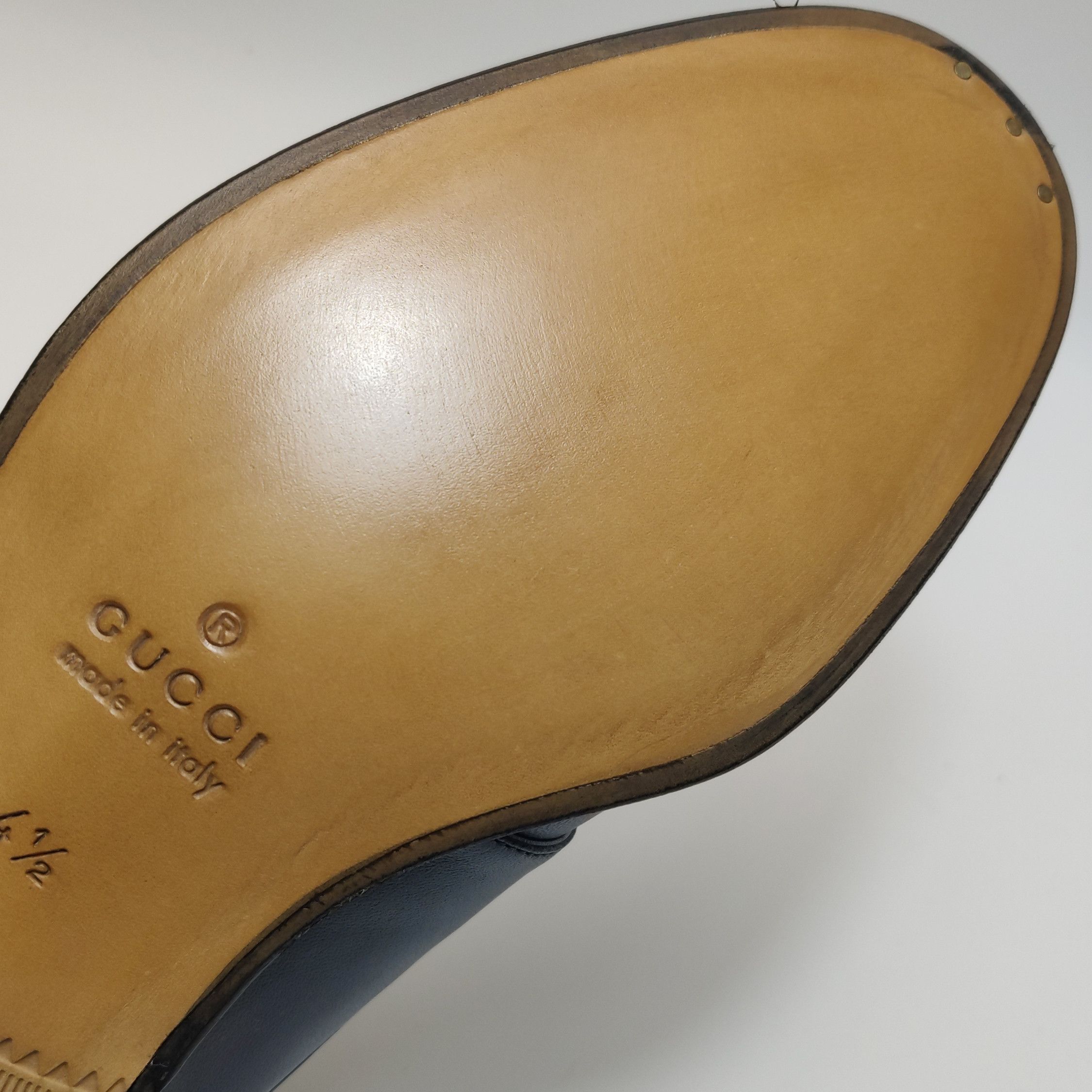 Gucci Gucci Men 5.5 Leather Size US 5.5 / EU 38 - 10 Thumbnail