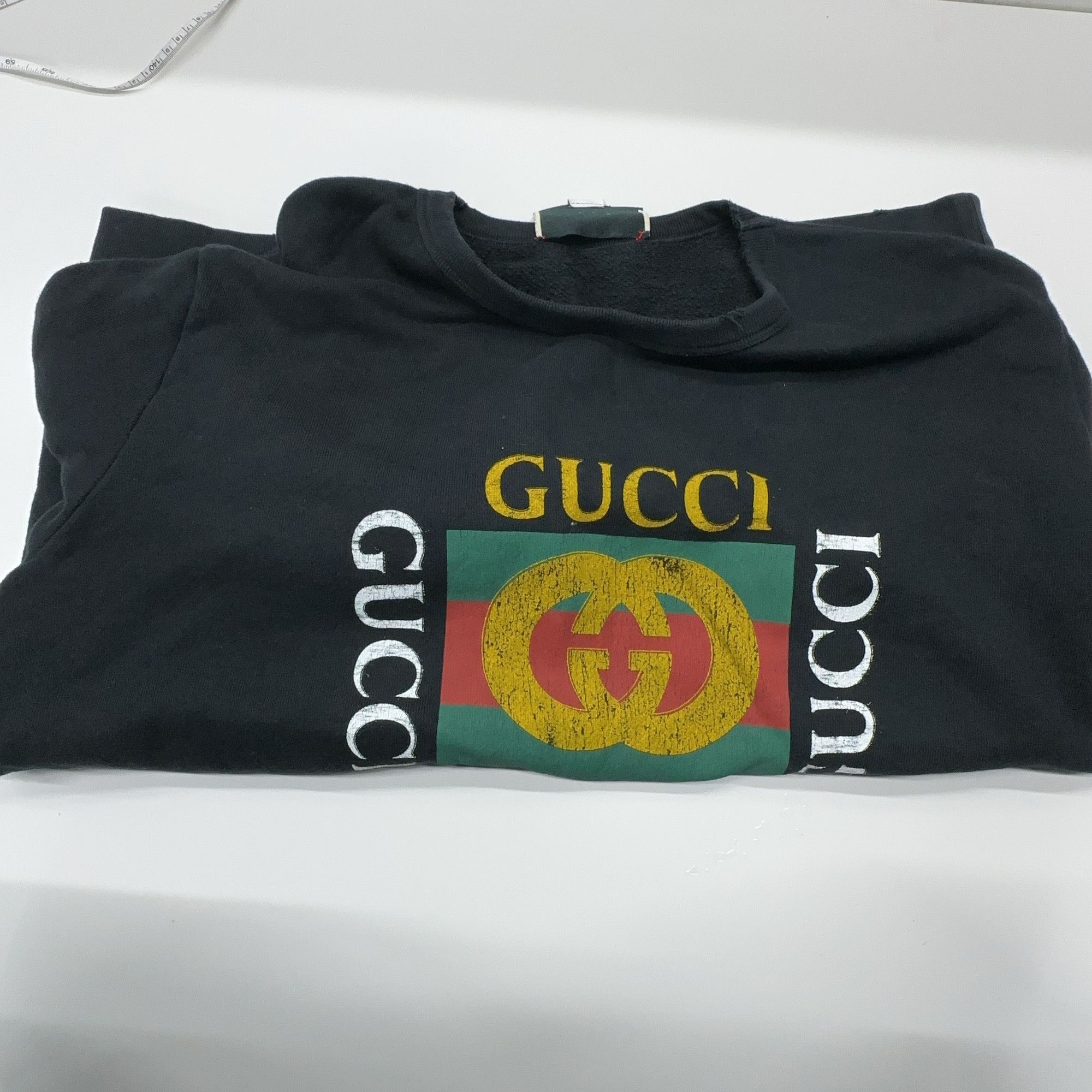 Gucci Gucci Logo Print Sweatshirt Size XL Size US XL / EU 56 / 4 - 5 Thumbnail
