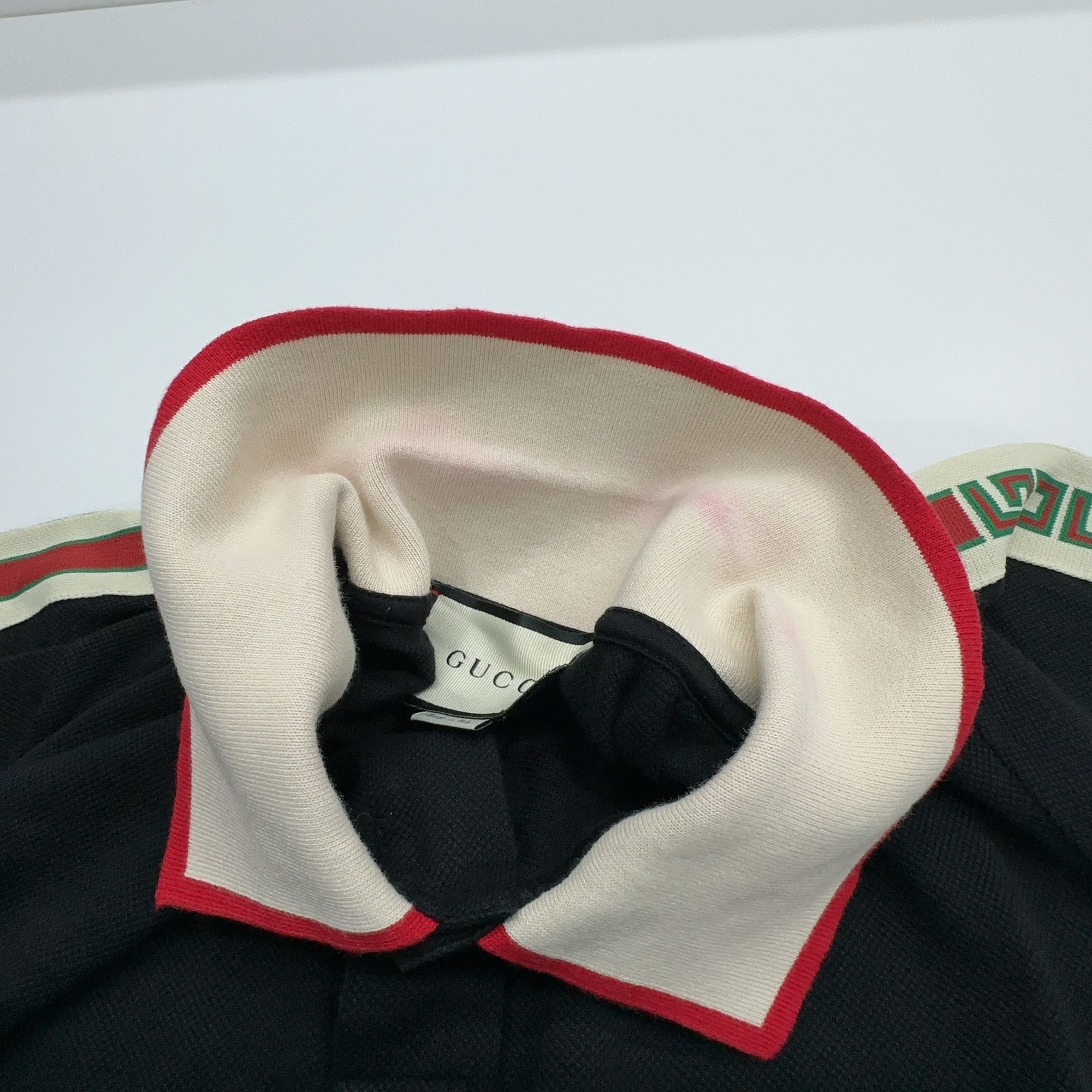 Gucci Gucci Logo Stripe Polo Shirt Size XXL Size US XXL / EU 58 / 5 - 5 Thumbnail