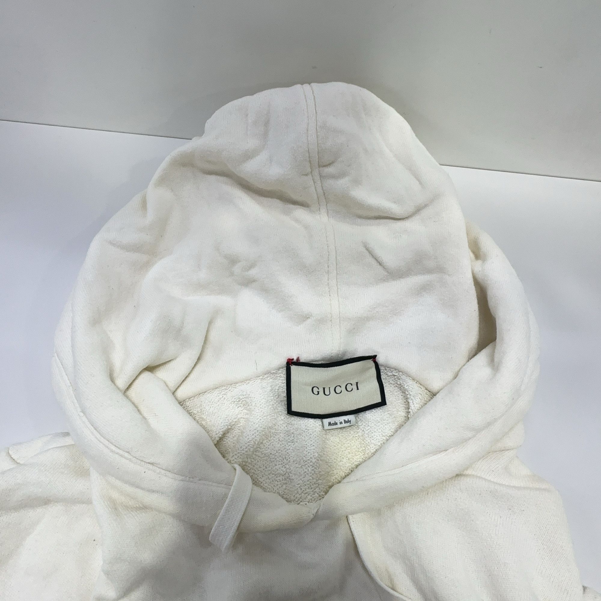 Gucci Gucci Logo Print Hoodie Size L Size US L / EU 52-54 / 3 - 6 Thumbnail
