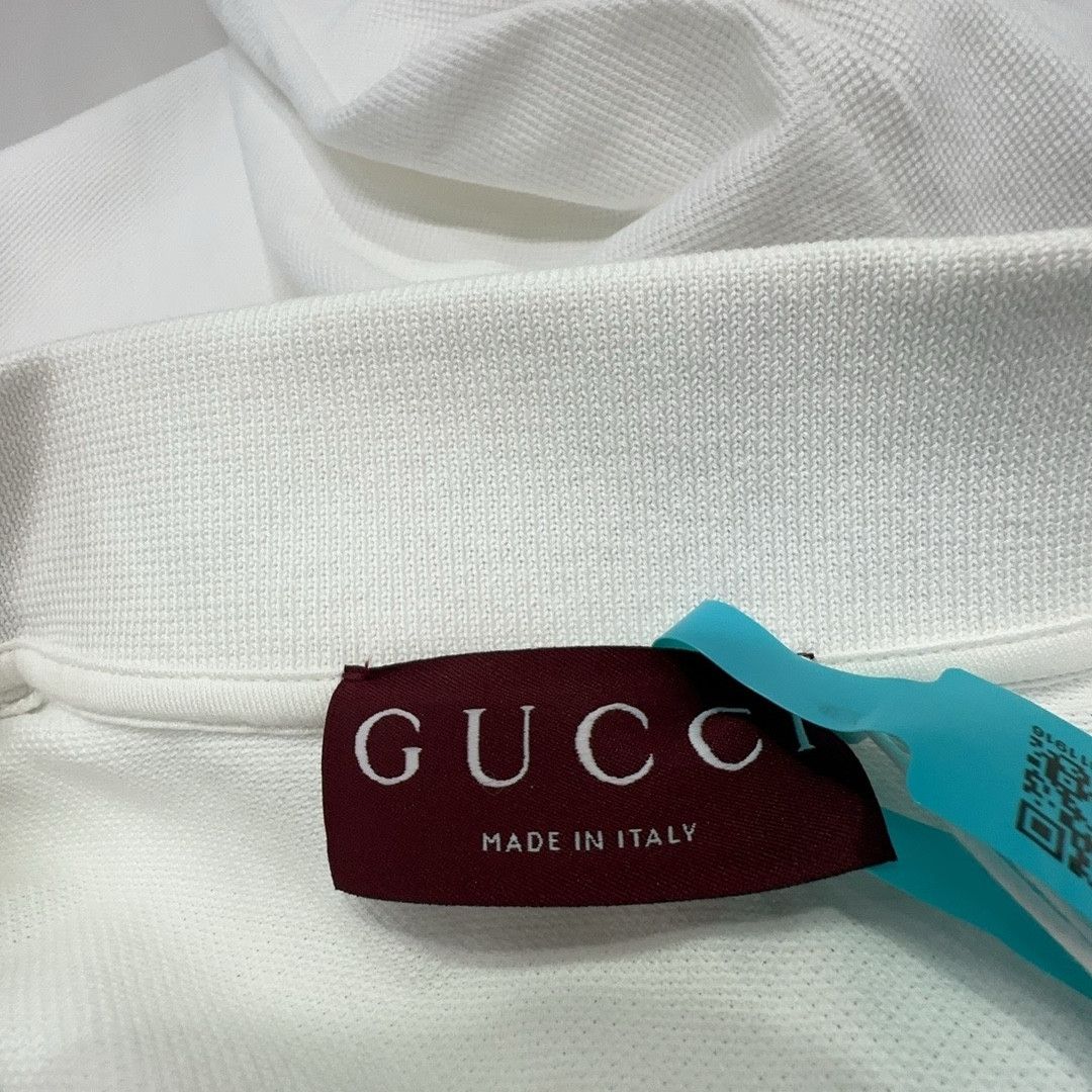 Gucci Gucci Embroidered Logo Polo Size M Size US M / EU 48-50 / 2 - 3 Thumbnail