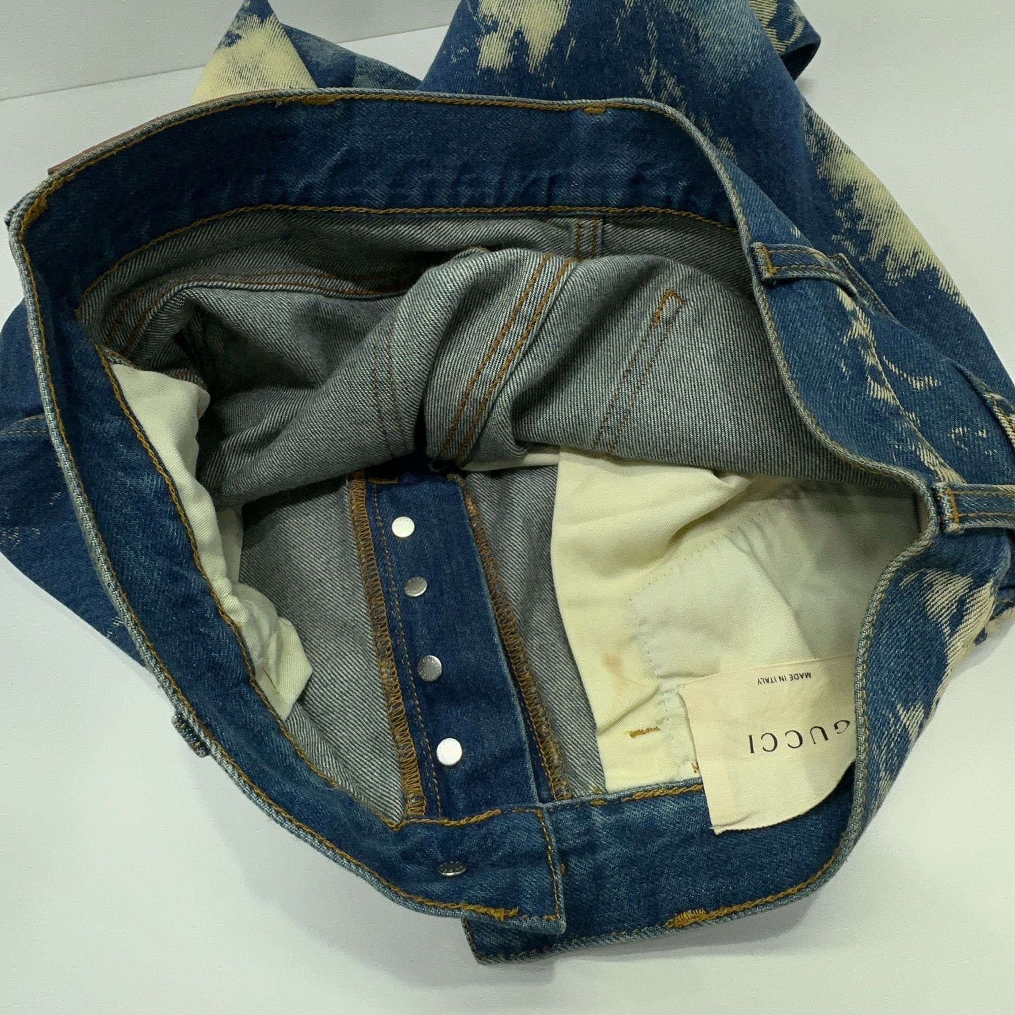 Gucci Gucci Tie-Dye Denim Jeans Size 32 Size US 32 / EU 48 - 6 Thumbnail