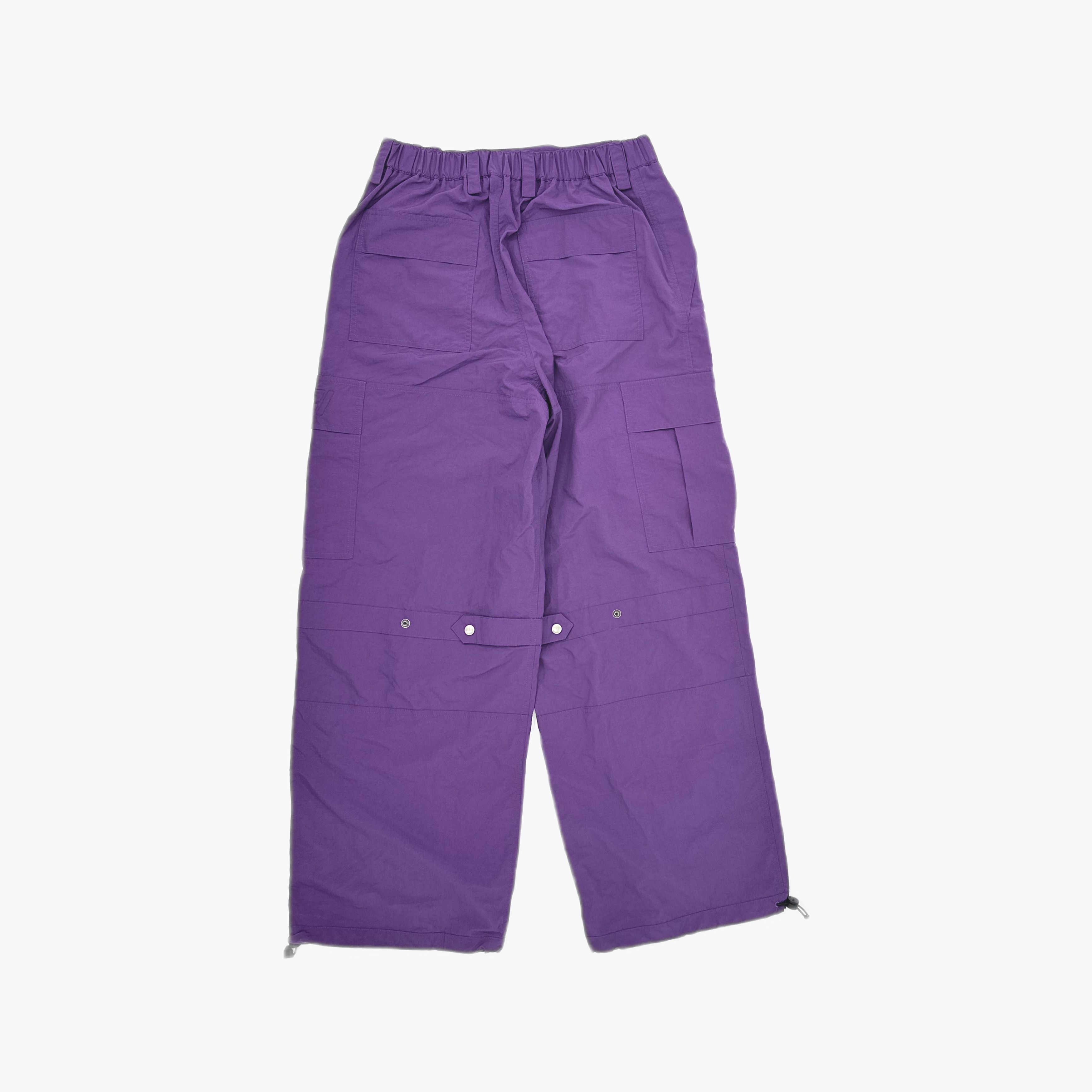 Gucci Gucci Purple Nylon Cargo Pants Size 32 Size US 32 / EU 48 - 2 Thumbnail