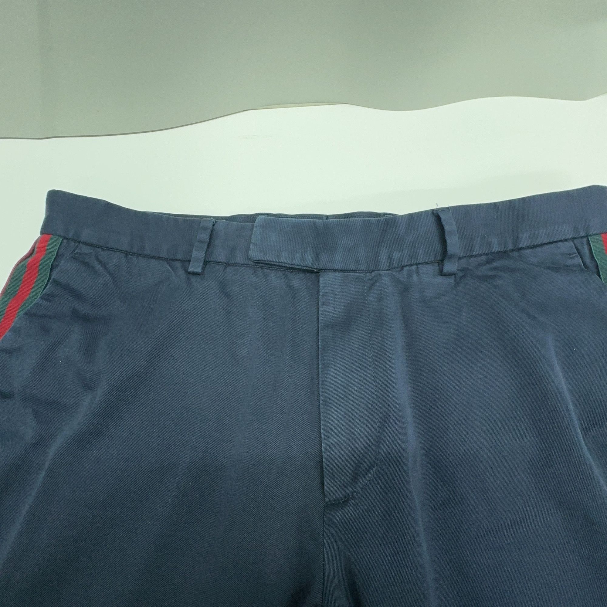 Gucci Gucci Web Stripe Cotton Trousers Size 36 Size US 36 / EU 52 - 6 Thumbnail