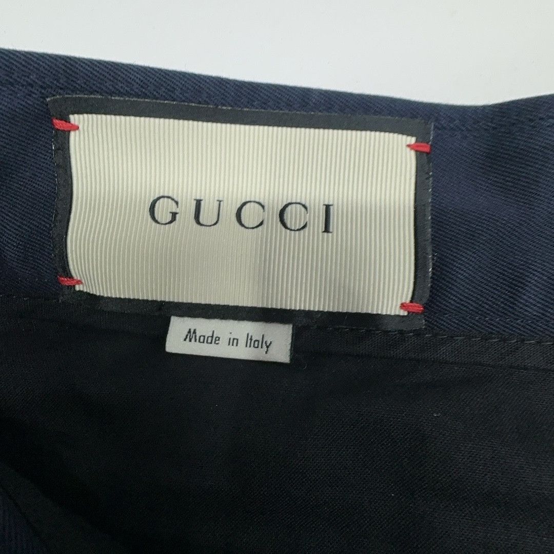 Gucci Gucci Web Stripe Cotton Trousers Size 36 Size US 36 / EU 52 - 4 Thumbnail