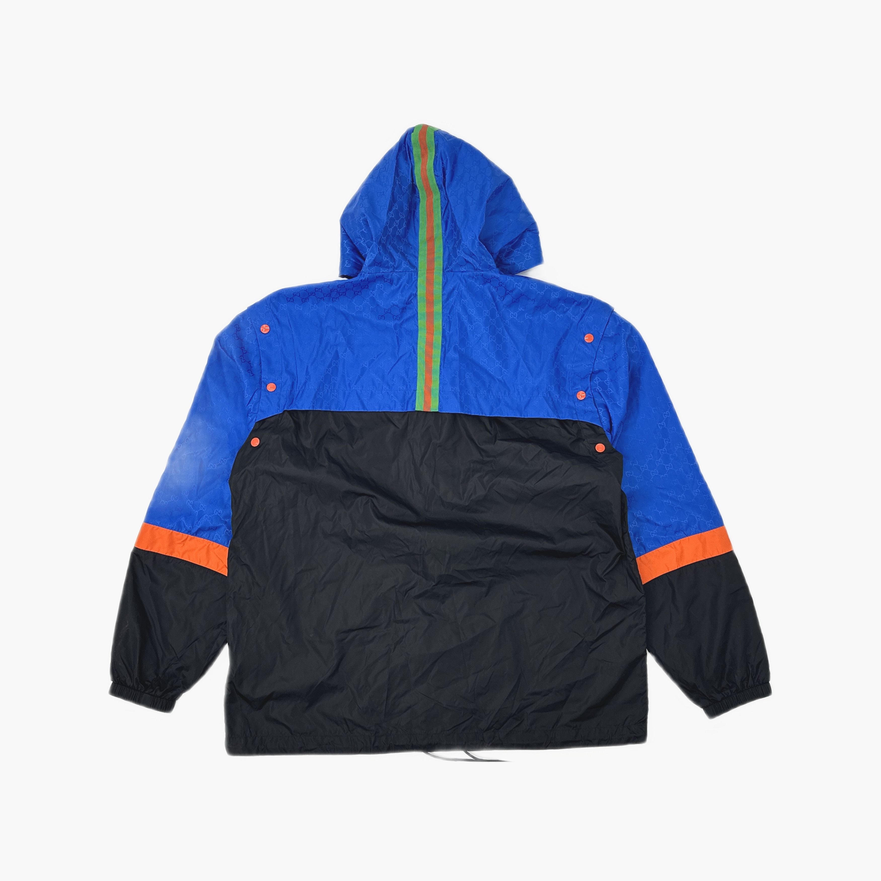 Gucci Gucci Colorblock Zip-Up Hooded Jacket Size 48 Size US M / EU 48-50 / 2 - 2 Thumbnail
