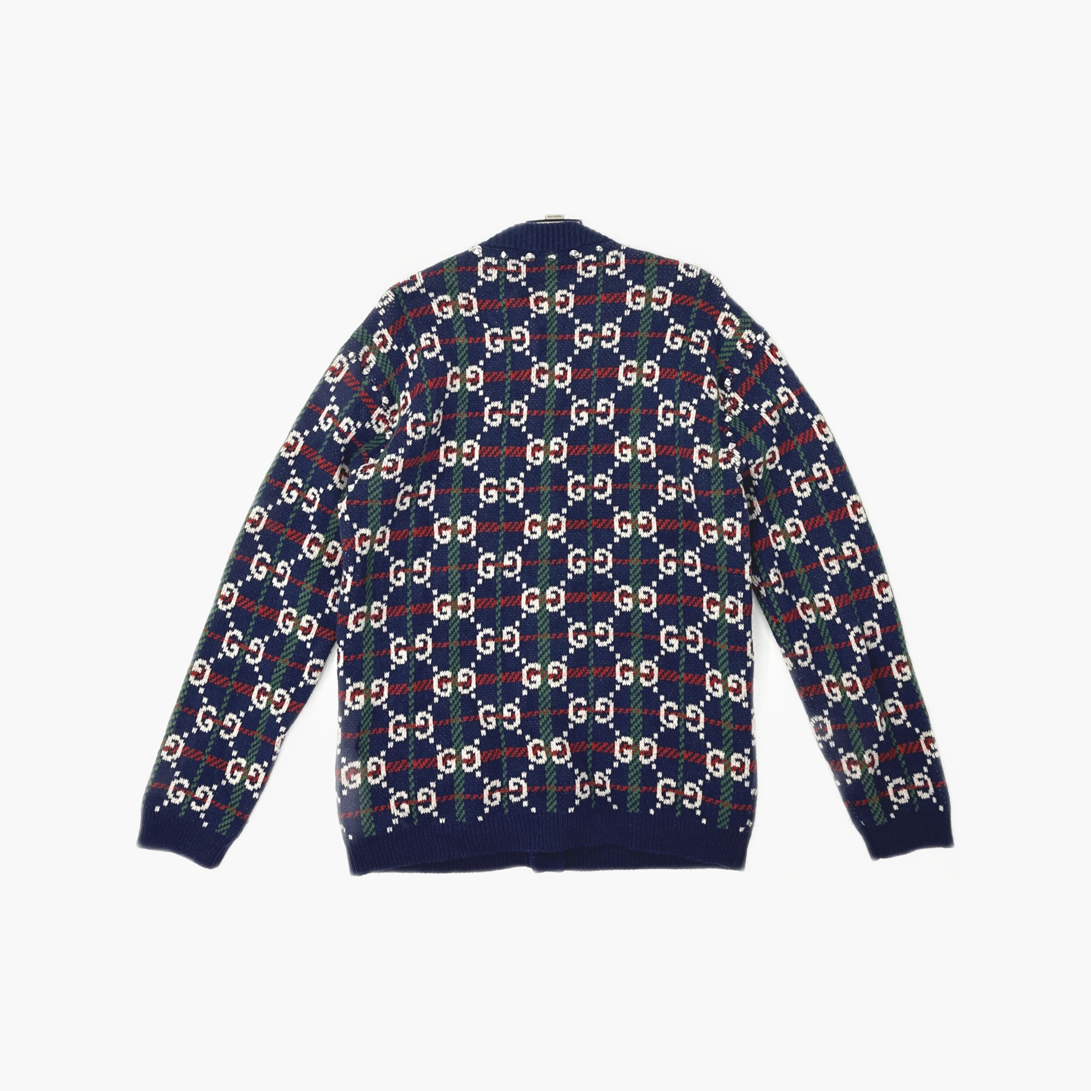 Gucci Gucci Logo Knit Cardigan Size M Size US M / EU 48-50 / 2 - 2 Thumbnail