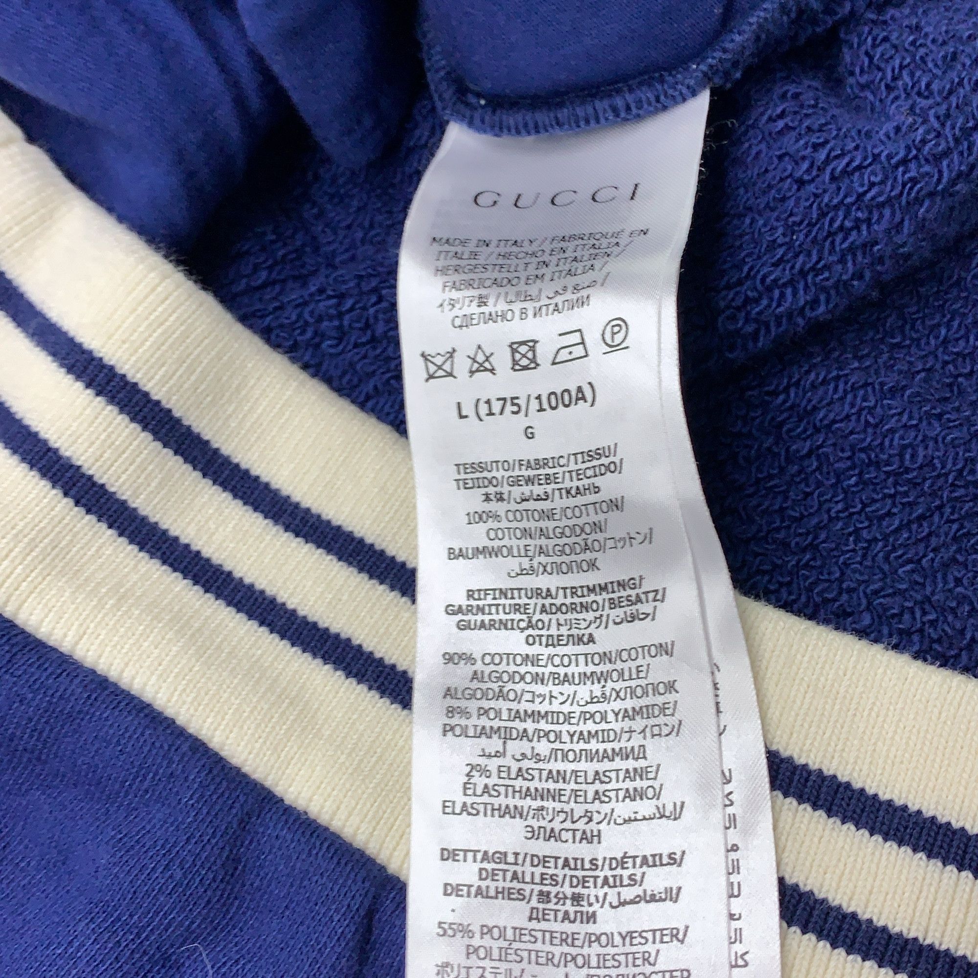 Gucci Gucci Logo Patch Zip-Up Hoodie Size L Size US L / EU 52-54 / 3 - 3 Thumbnail