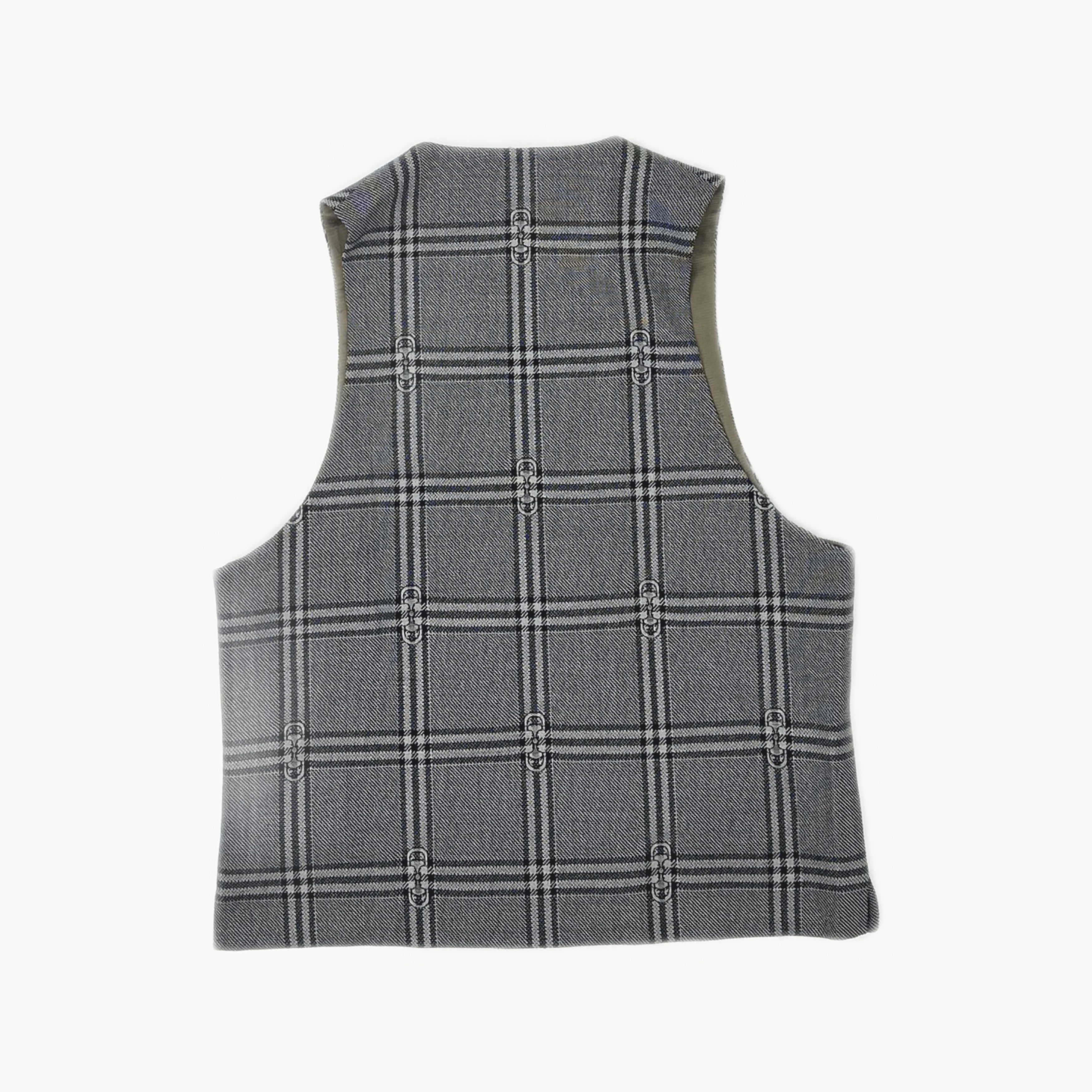 Gucci Gucci Plaid Wool Vest Size 38R Size 38R - 2 Thumbnail
