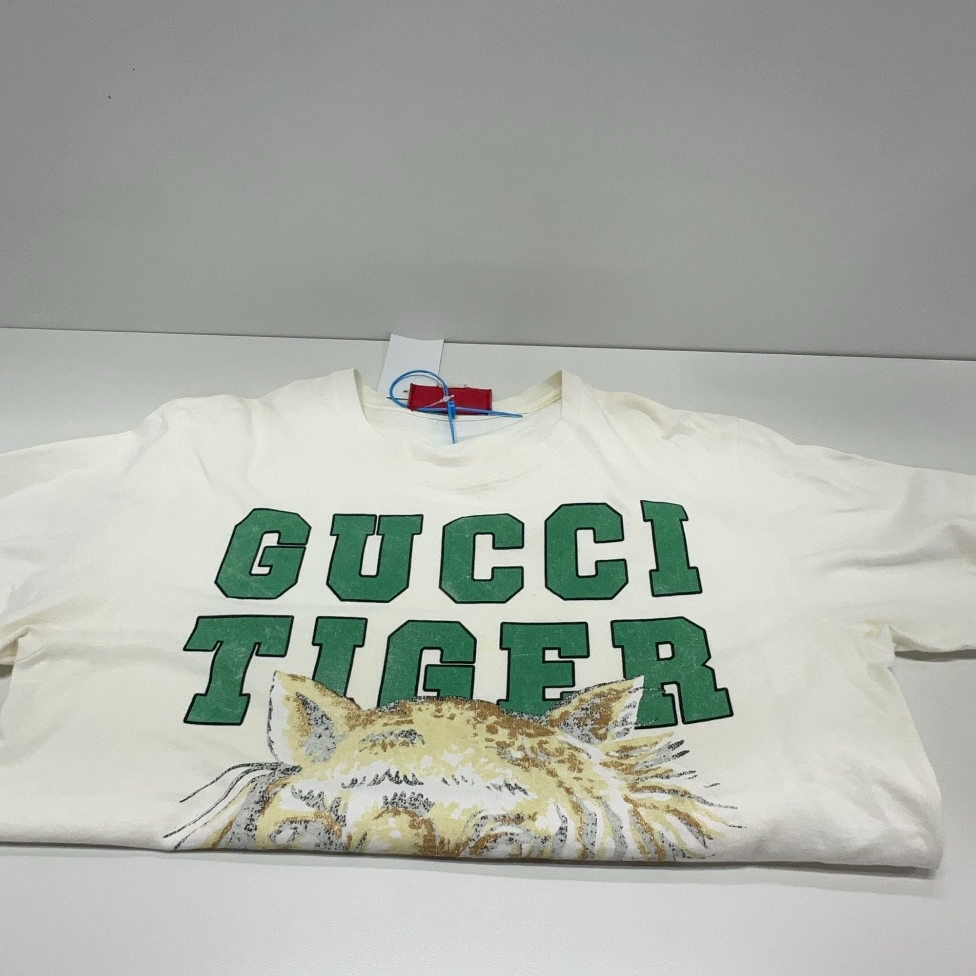 Gucci Gucci Tiger Print T-Shirt White Size XS Size US XS / EU 42 / 0 - 8 Thumbnail
