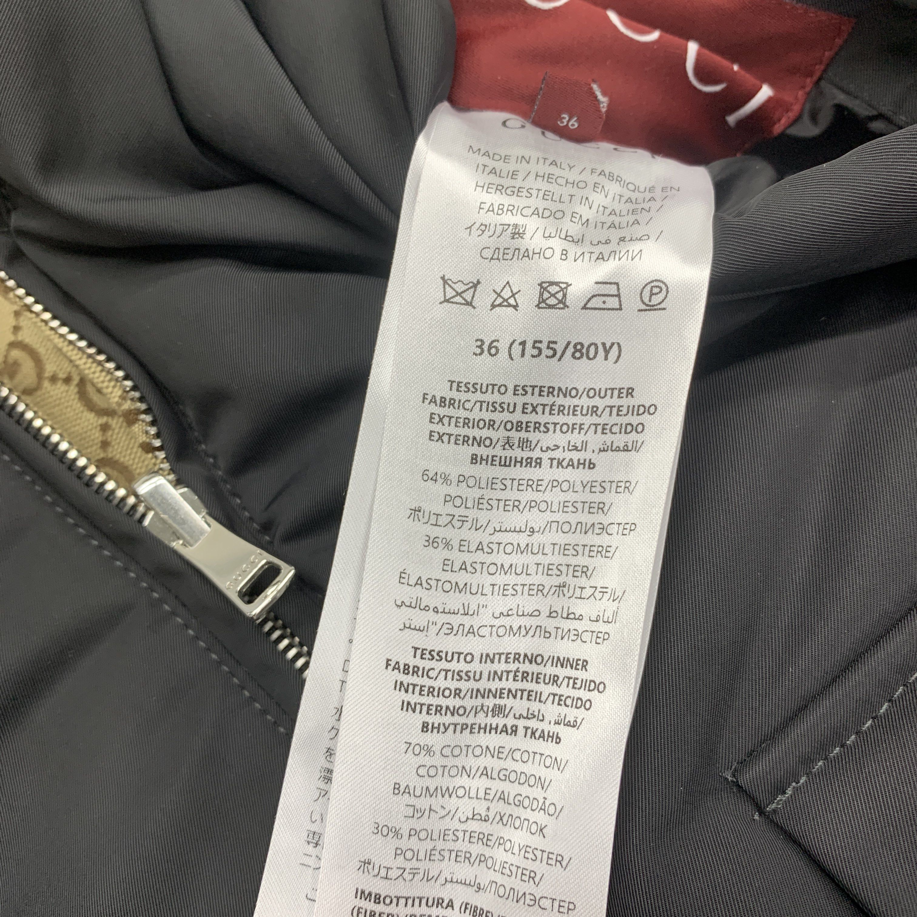 Gucci Gucci GG Monogram Lined Hooded Jacket Size 36 Size XS / US 0-2 / IT 36-38 - 3 Thumbnail