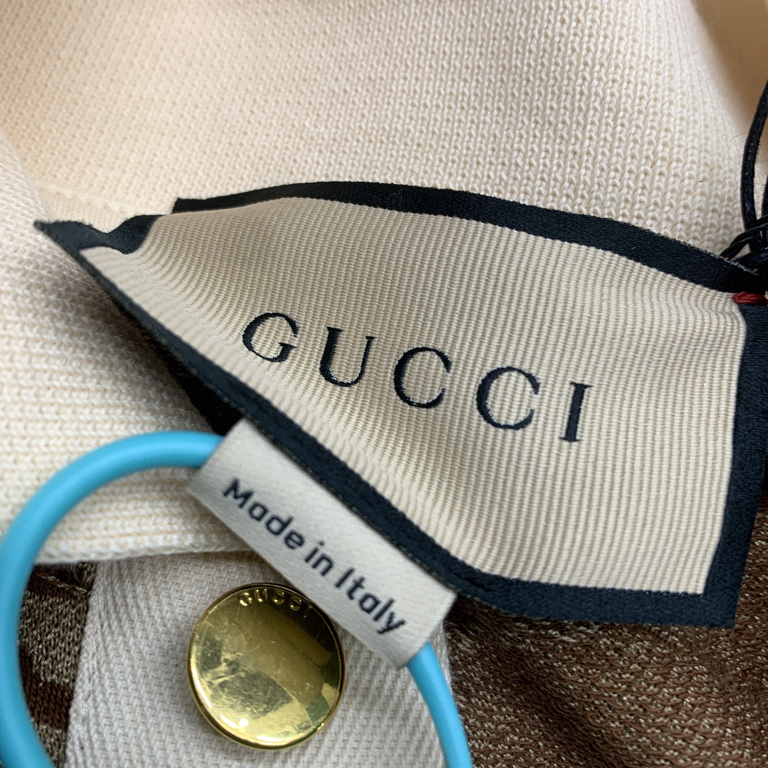 Gucci Gucci GG Monogram Silk Blend Polo Shirt XXL Size US XXL / EU 58 / 5 - 2 Thumbnail