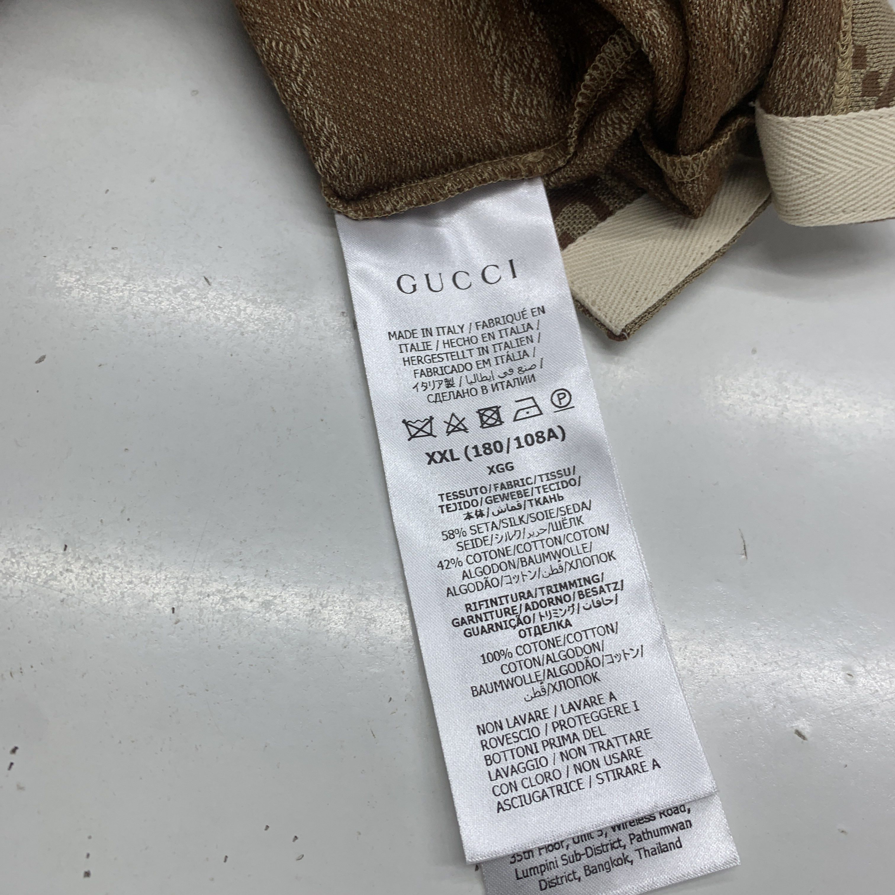 Gucci Gucci GG Monogram Silk Blend Polo Shirt XXL Size US XXL / EU 58 / 5 - 3 Thumbnail