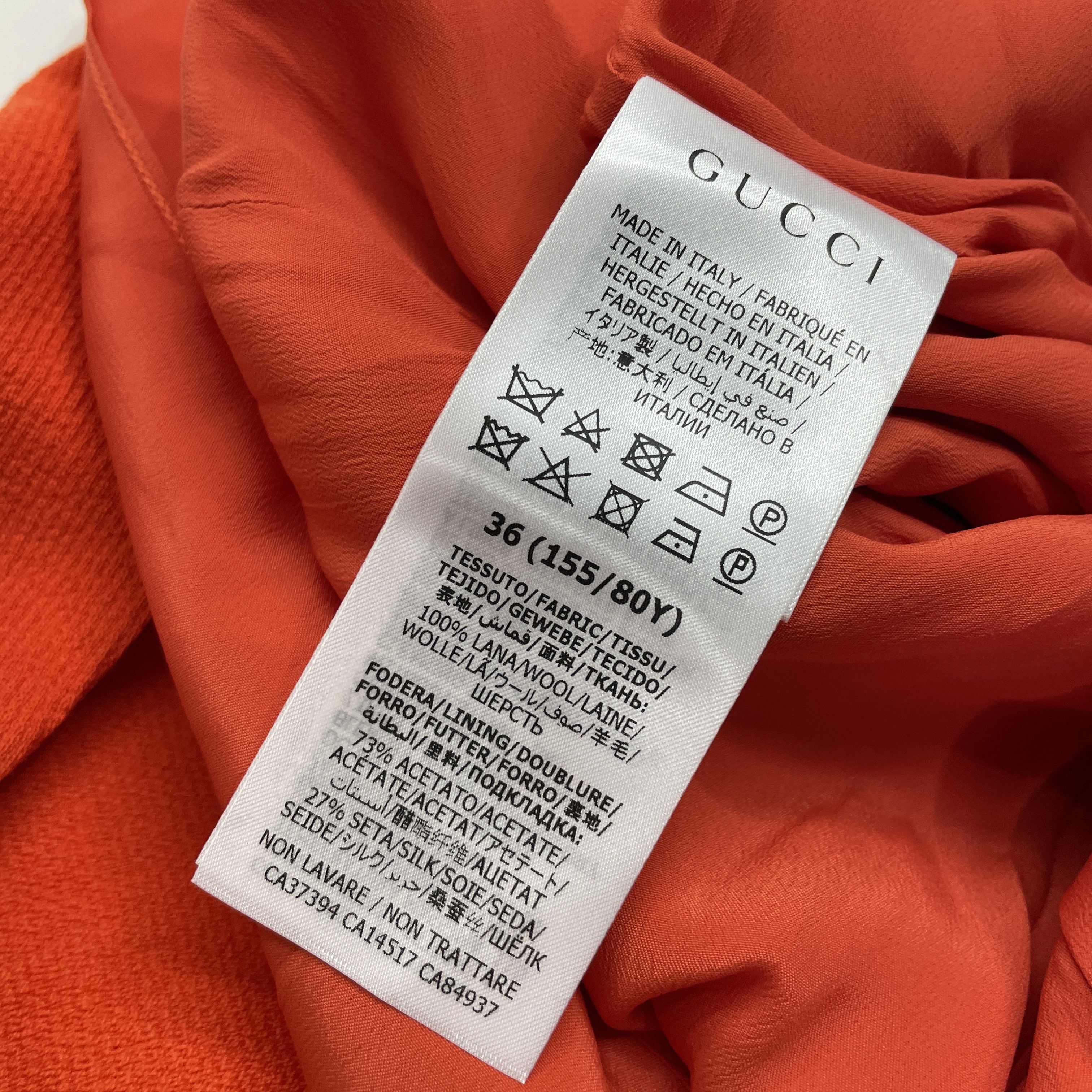 Gucci Gucci Wool Mini Dress Size 36 Size XS / US 0-2 / IT 36-38 - 4 Thumbnail