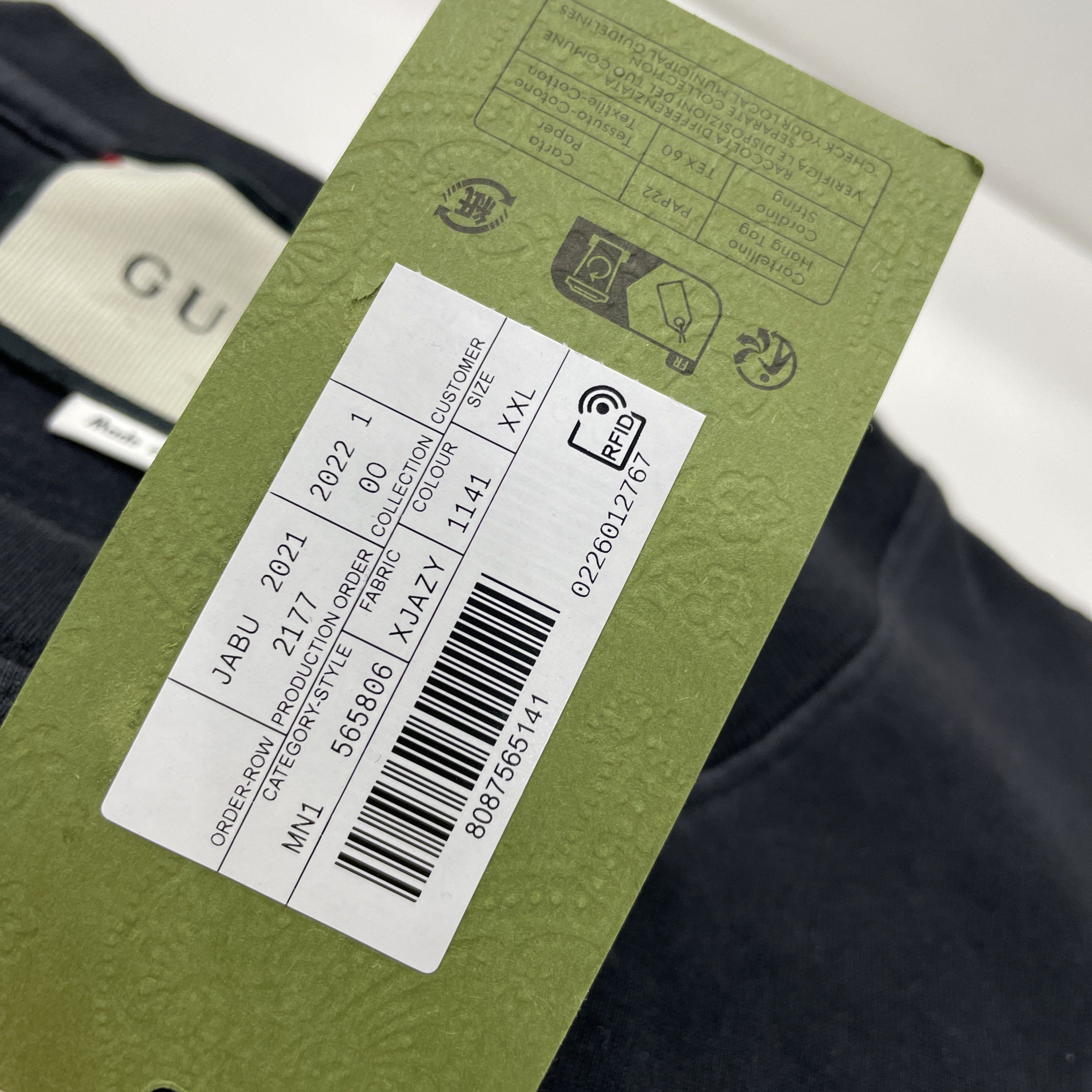 Gucci Gucci Blade Logo T-Shirt Size XXL Size US XXL / EU 58 / 5 - 5 Thumbnail