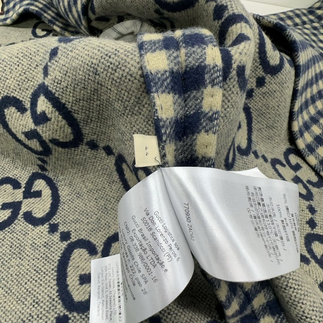 Gucci Gucci Plaid Collarless Wool Jacket Size S Size US S / EU 44-46 / 1 - 3 Thumbnail