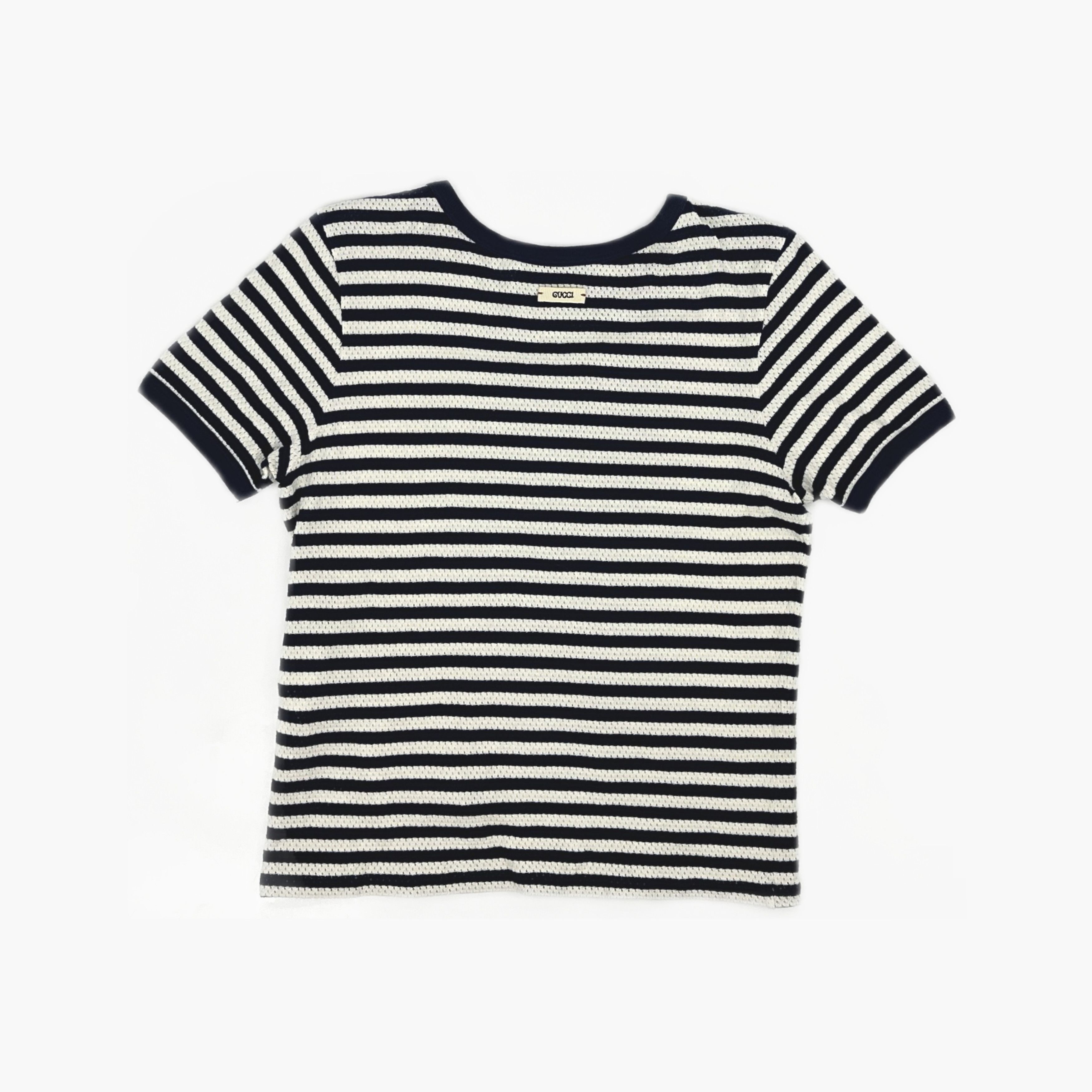 Gucci Gucci x Disney Donald Duck Striped T-Shirt Size M Size US M / EU 48-50 / 2 - 2 Thumbnail