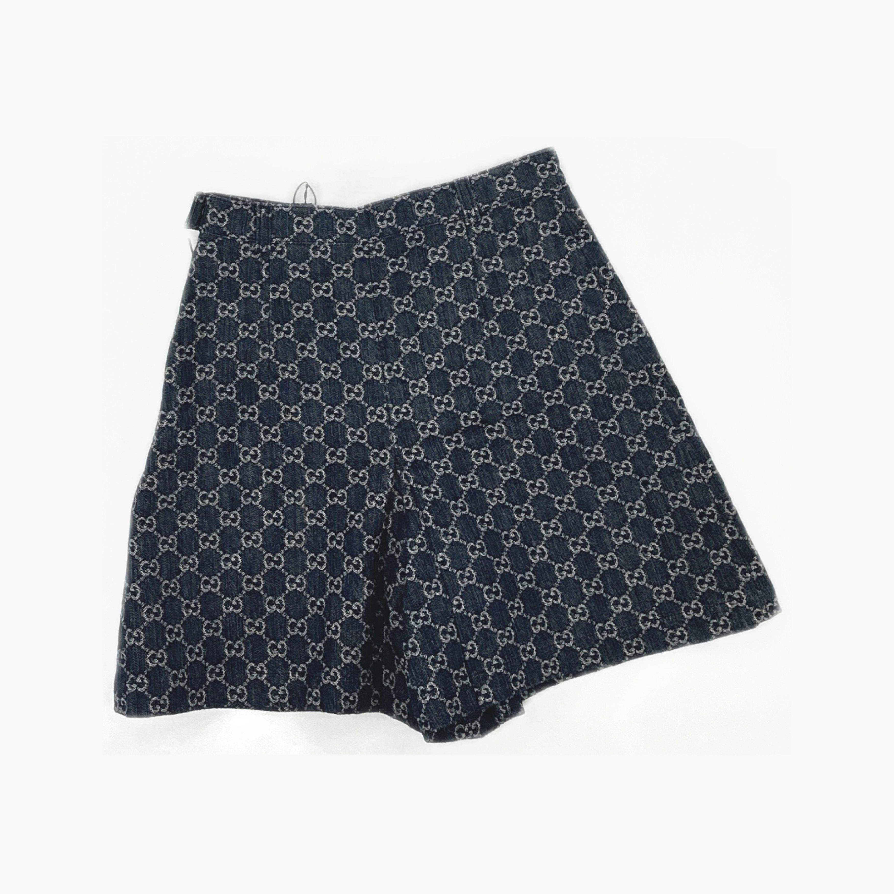Gucci Gucci GG Monogram Denim Shorts Size 38 Size 26" / US 2 / IT 38 - 2 Thumbnail