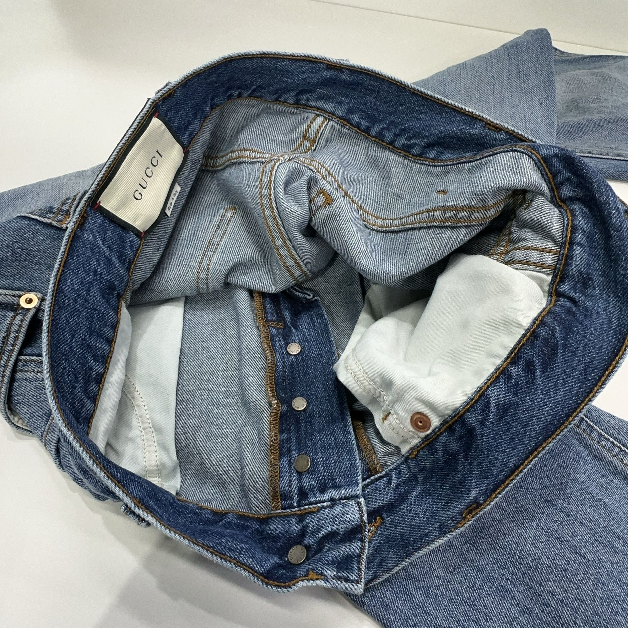 Gucci Gucci Deer Embroidery Jeans US 34 Size US 34 / EU 50 - 6 Thumbnail