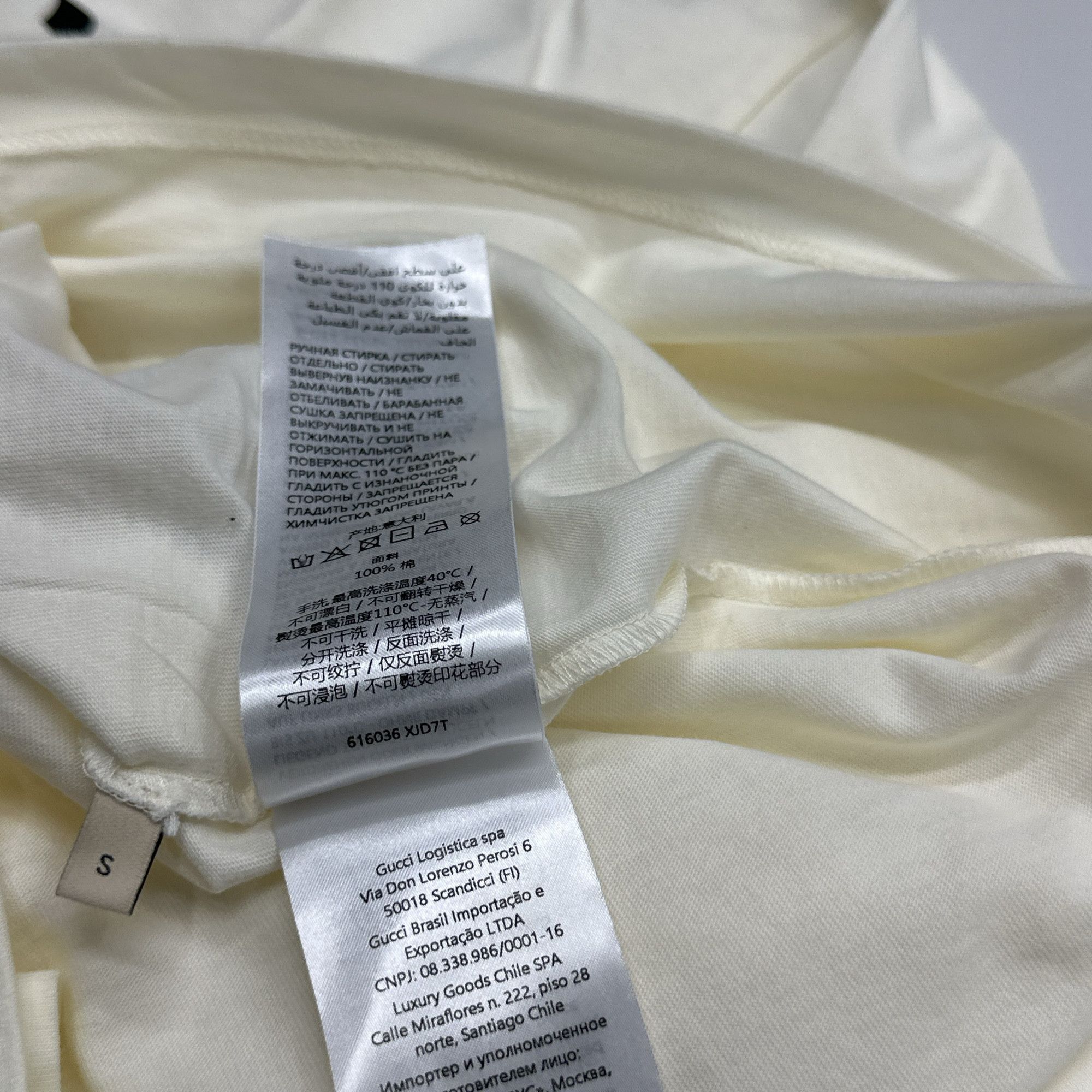 Gucci Gucci Firenze 1921 Logo T-Shirt Size S Size US S / EU 44-46 / 1 - 5 Thumbnail